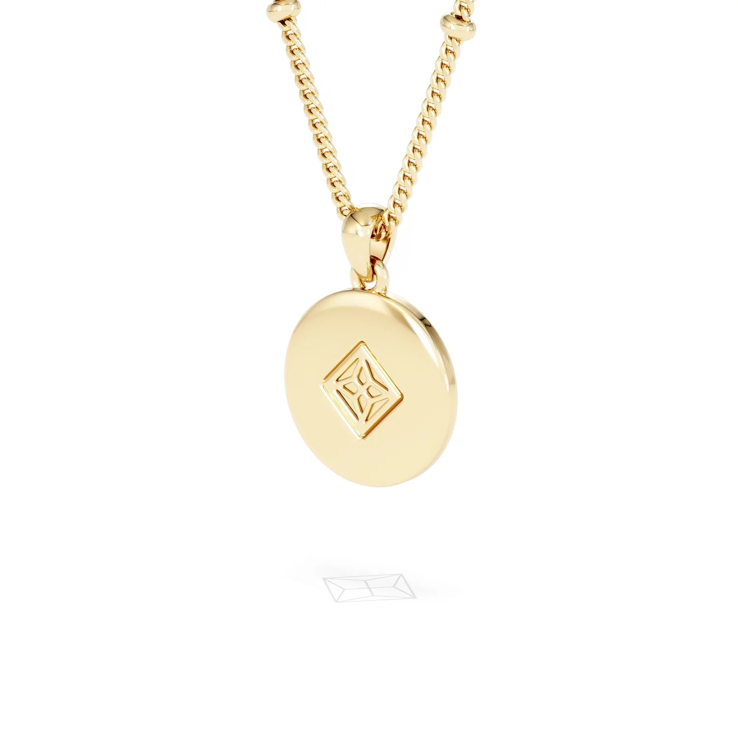 Astrology Libra 0.07ct Lab Grown Diamond Medallion Pendant Necklace in 18K Gold Vermeil - Image 56