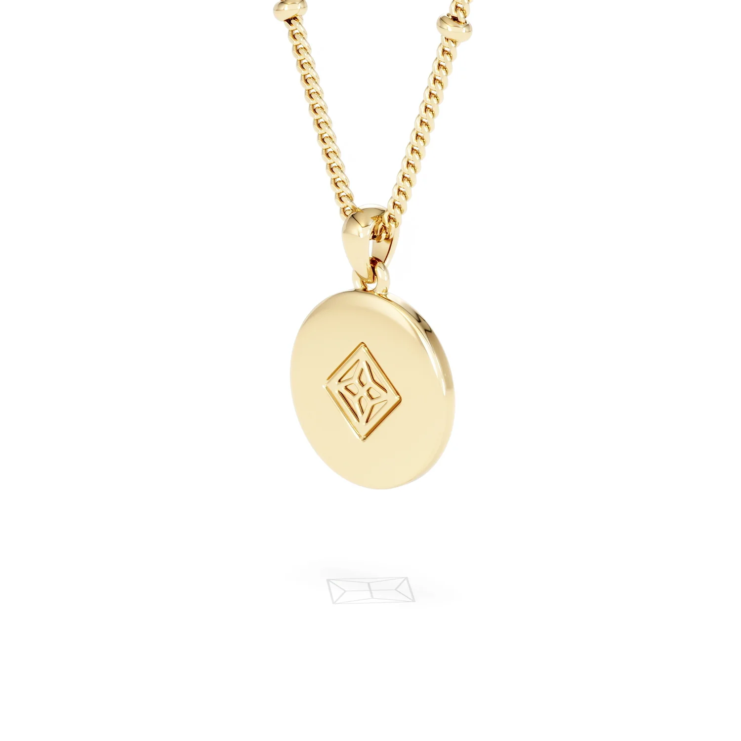 Astrology Libra 0.07ct Lab Grown Diamond Medallion Pendant Necklace in 18K Gold Vermeil - Image 57