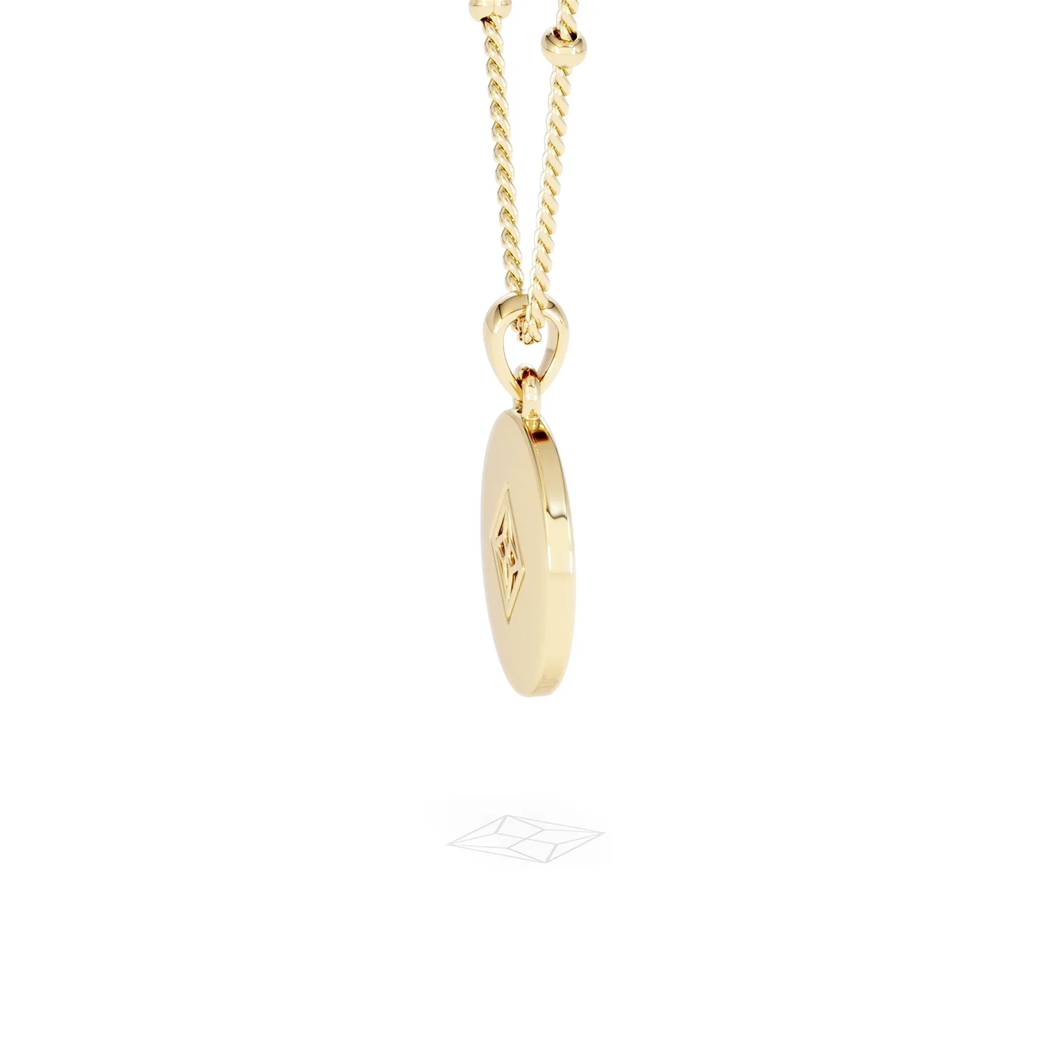 Astrology Libra 0.07ct Lab Grown Diamond Medallion Pendant Necklace in 18K Gold Vermeil - Image 65