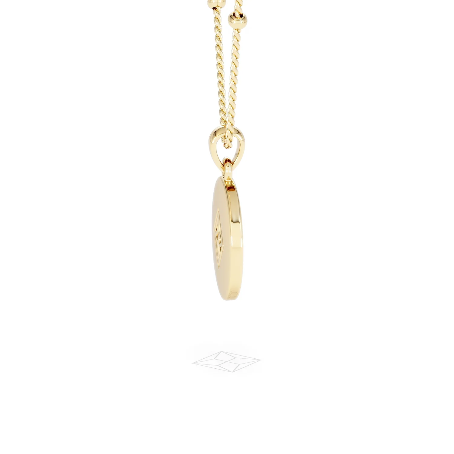 Astrology Libra 0.07ct Lab Grown Diamond Medallion Pendant Necklace in 18K Gold Vermeil - Image 66