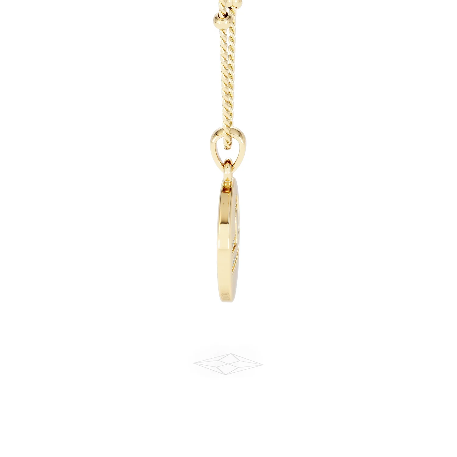 Astrology Libra 0.07ct Lab Grown Diamond Medallion Pendant Necklace in 18K Gold Vermeil - Image 69
