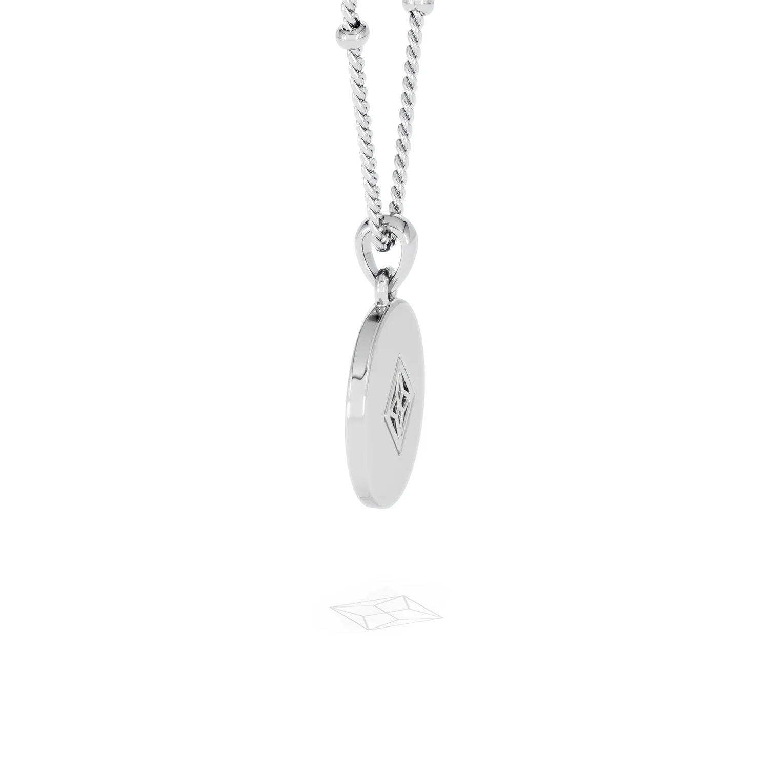 Astrology Libra 0.07ct Lab Grown Diamond Medallion Pendant Necklace in Sterling Silver - Image 32