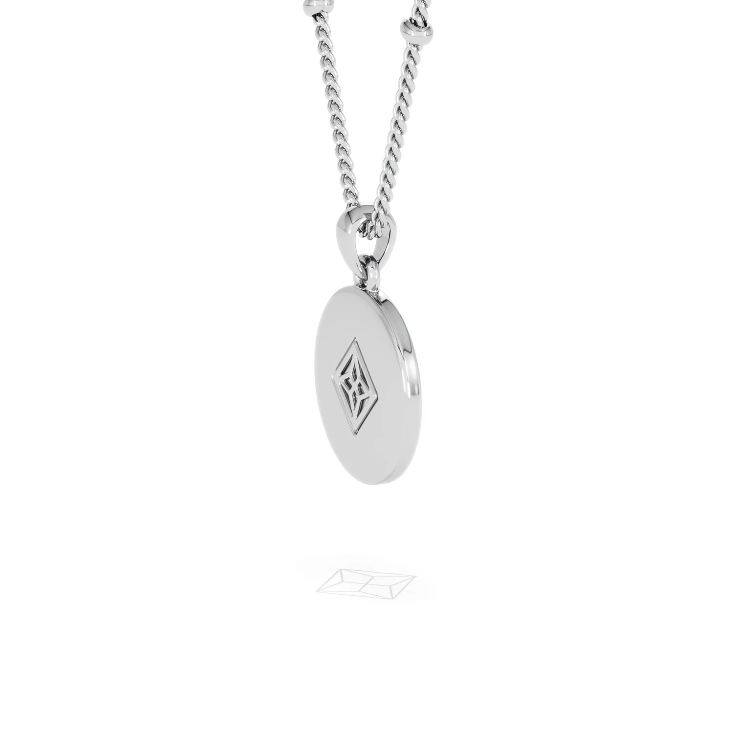 Astrology Libra 0.07ct Lab Grown Diamond Medallion Pendant Necklace in Sterling Silver - Image 62
