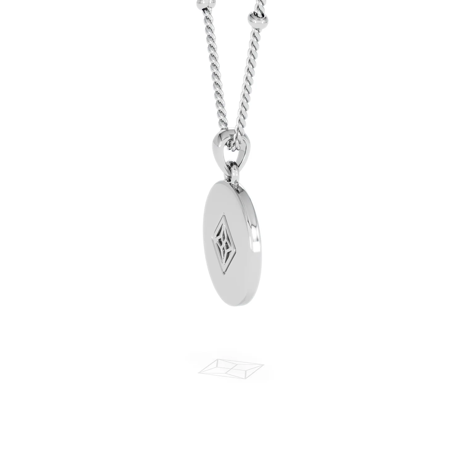 Astrology Libra 0.07ct Lab Grown Diamond Medallion Pendant Necklace in Sterling Silver - Image 63