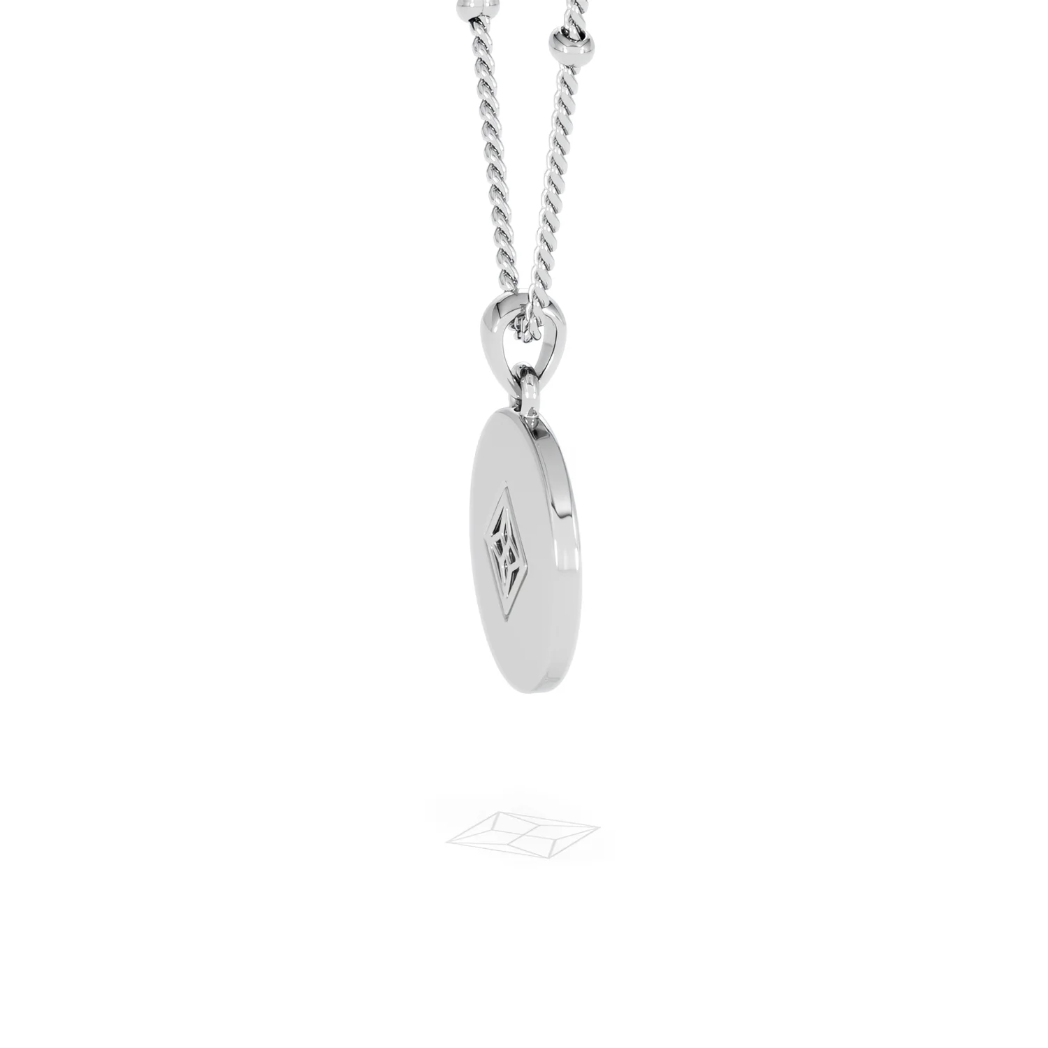 Astrology Libra 0.07ct Lab Grown Diamond Medallion Pendant Necklace in Sterling Silver - Image 64