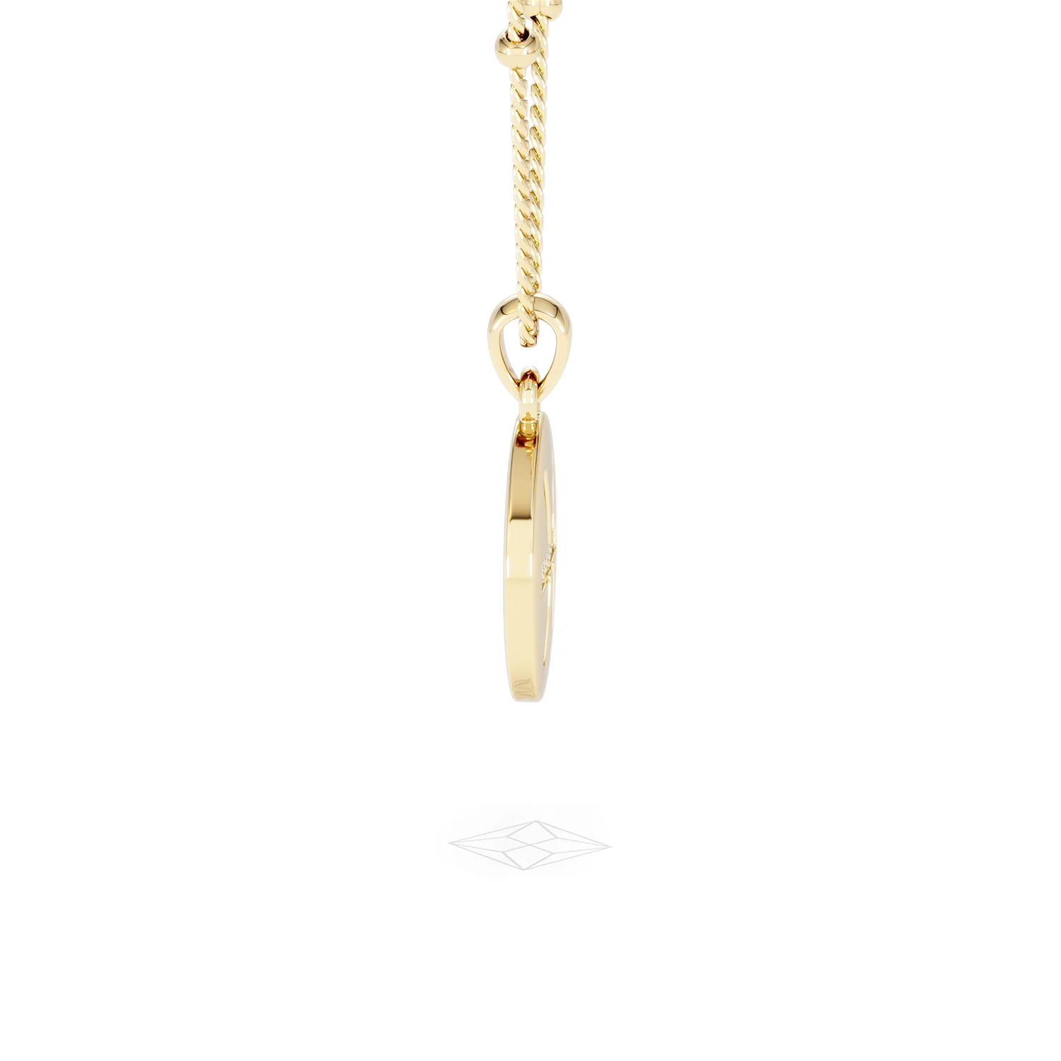 Astrology Pisces 0.07ct Lab Grown Diamond Medallion Pendant Necklace in 18K Gold Vermeil - Image 28