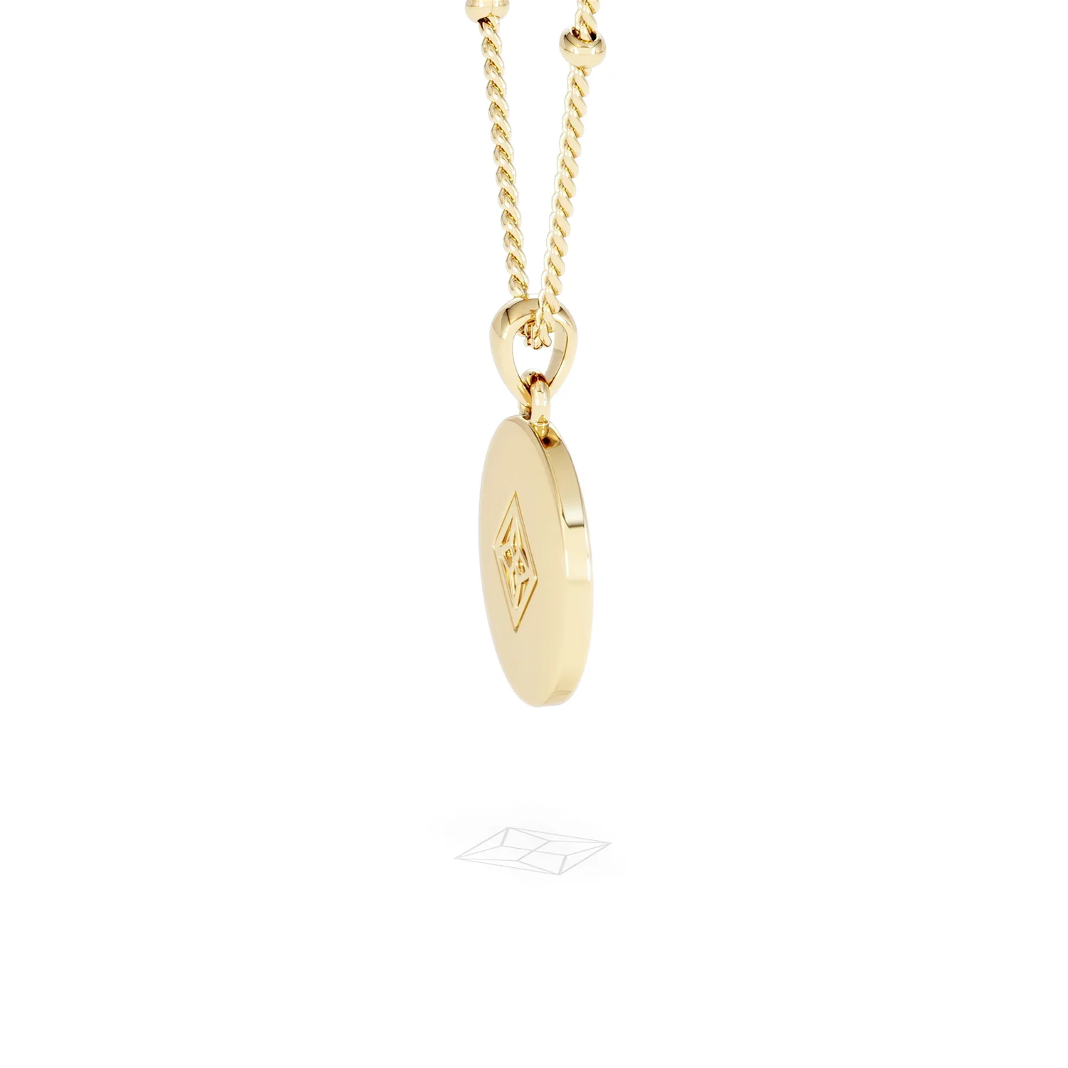 Astrology Pisces 0.07ct Lab Grown Diamond Medallion Pendant Necklace in 18K Gold Vermeil - Image 33