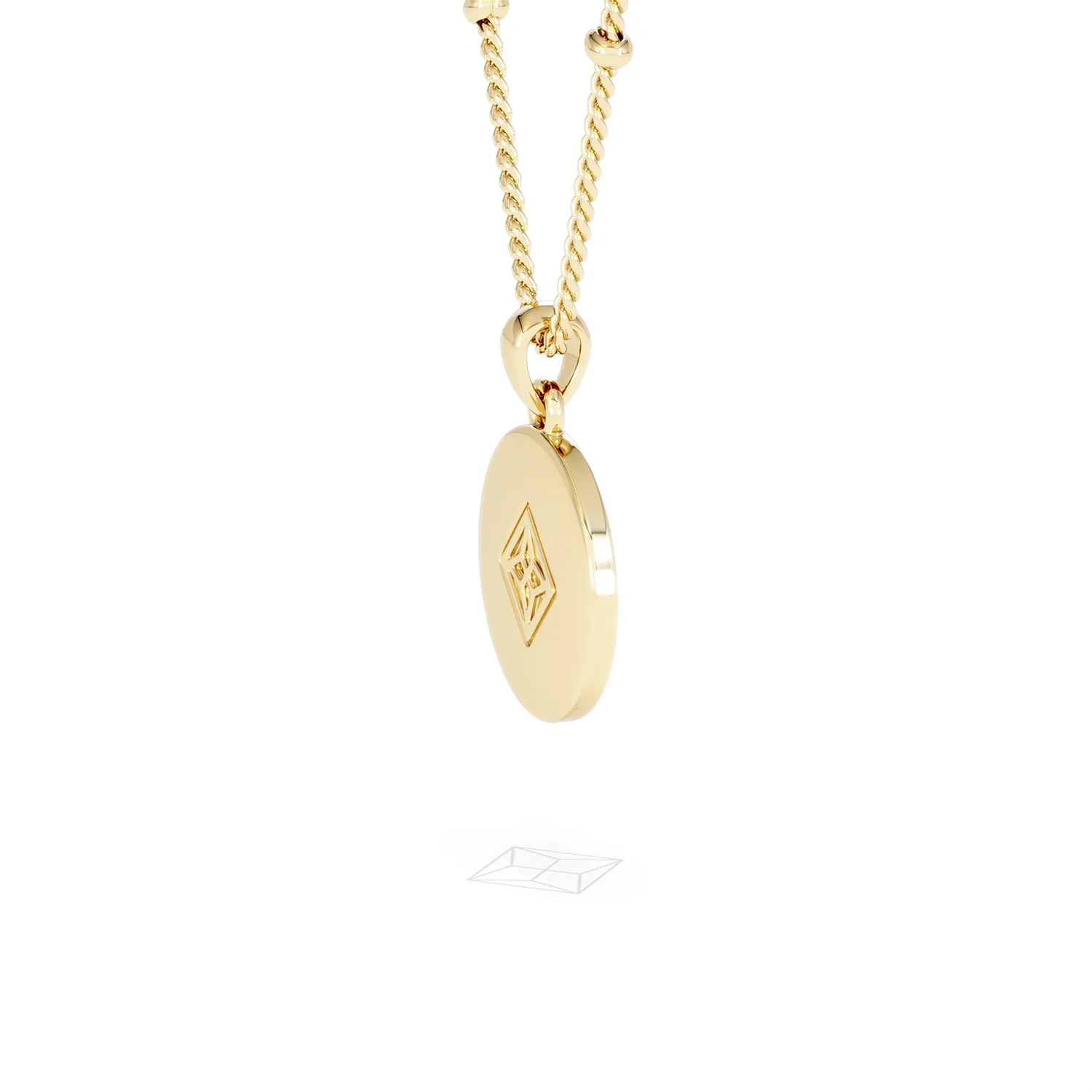 Astrology Pisces 0.07ct Lab Grown Diamond Medallion Pendant Necklace in 18K Gold Vermeil - Image 34