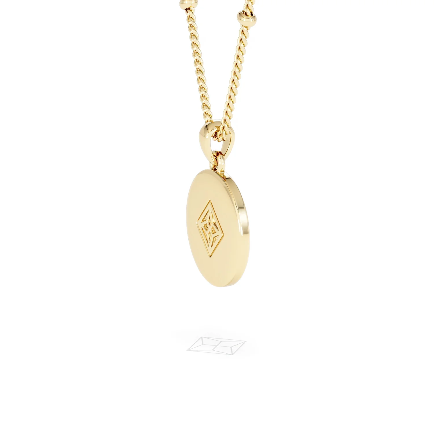 Astrology Pisces 0.07ct Lab Grown Diamond Medallion Pendant Necklace in 18K Gold Vermeil - Image 35