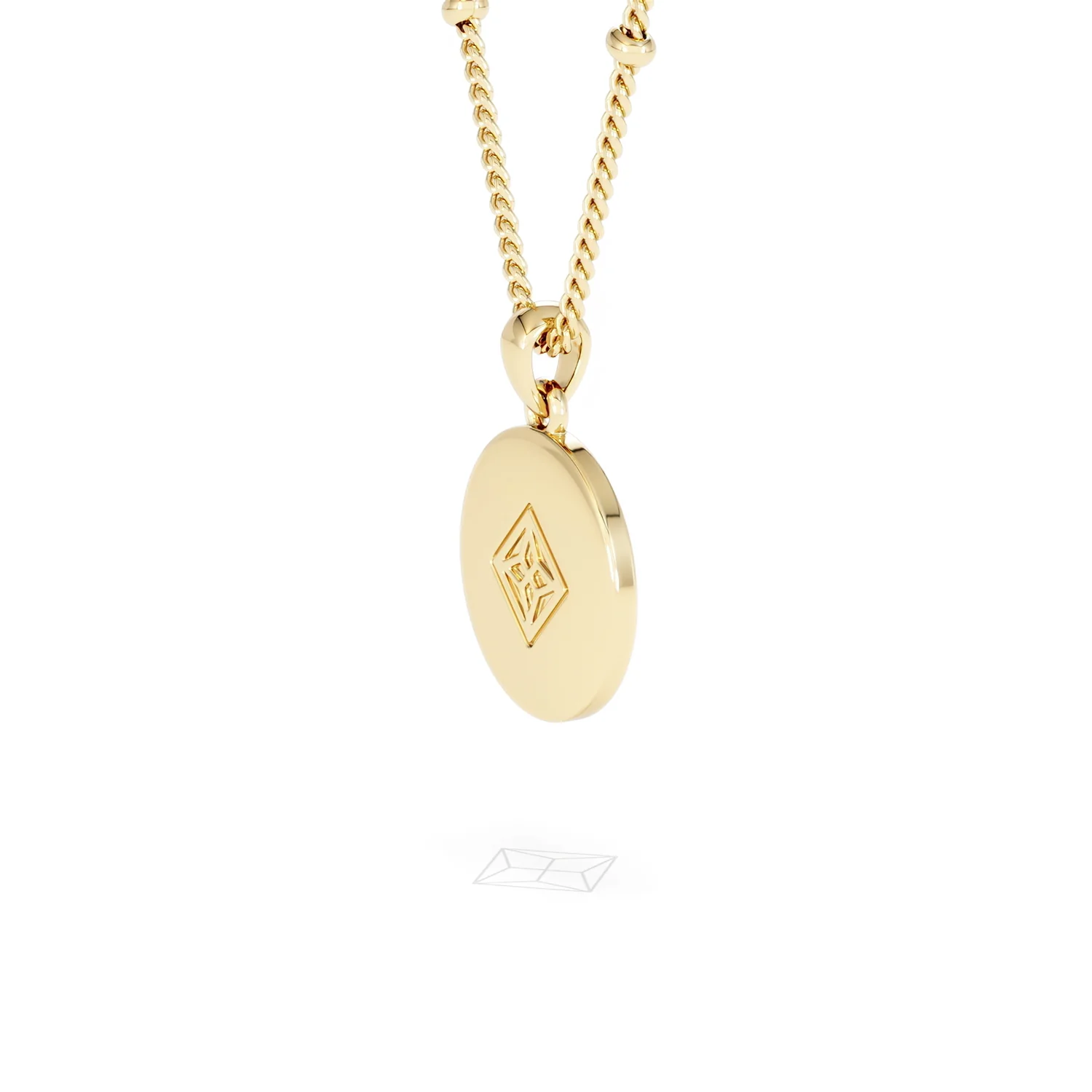 Astrology Pisces 0.07ct Lab Grown Diamond Medallion Pendant Necklace in 18K Gold Vermeil - Image 36