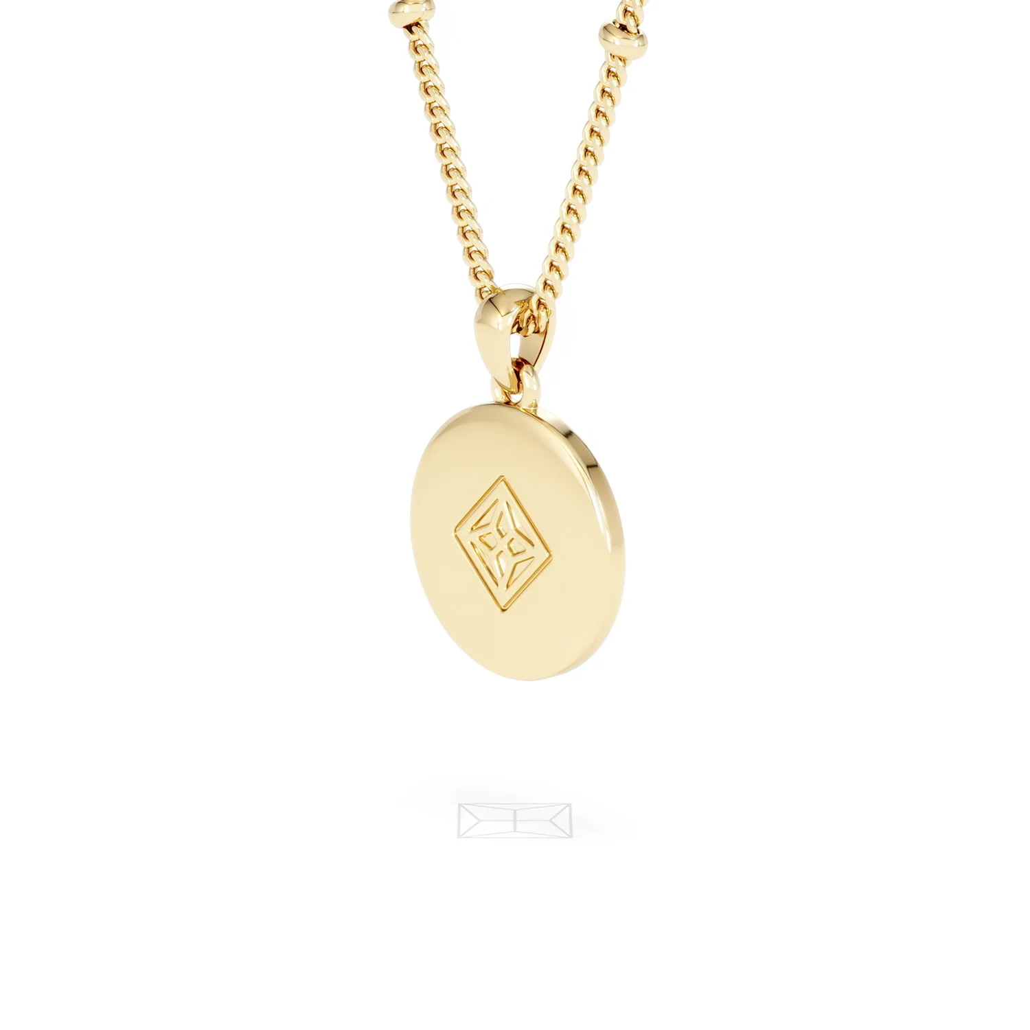 Astrology Pisces 0.07ct Lab Grown Diamond Medallion Pendant Necklace in 18K Gold Vermeil - Image 39