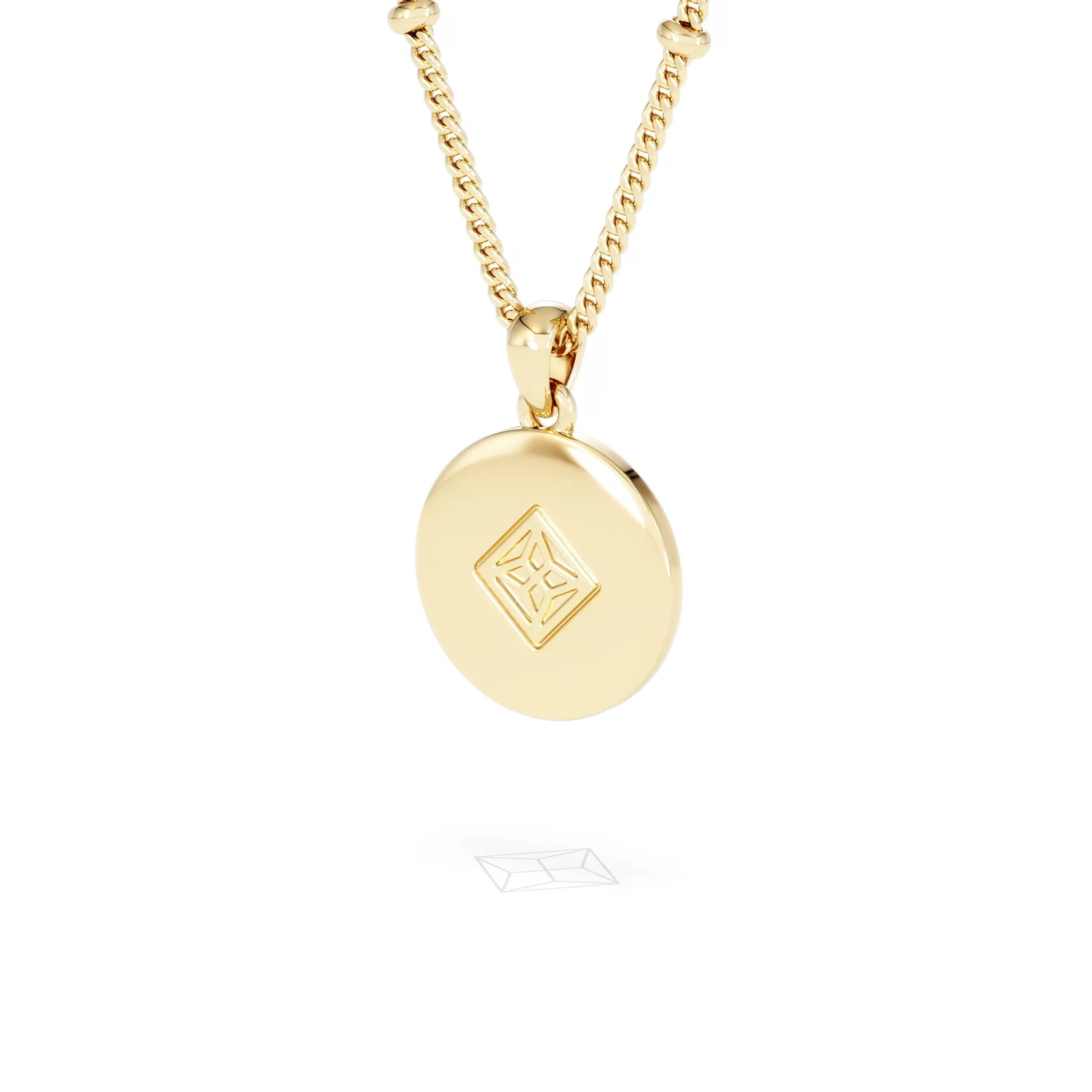 Astrology Pisces 0.07ct Lab Grown Diamond Medallion Pendant Necklace in 18K Gold Vermeil - Image 42