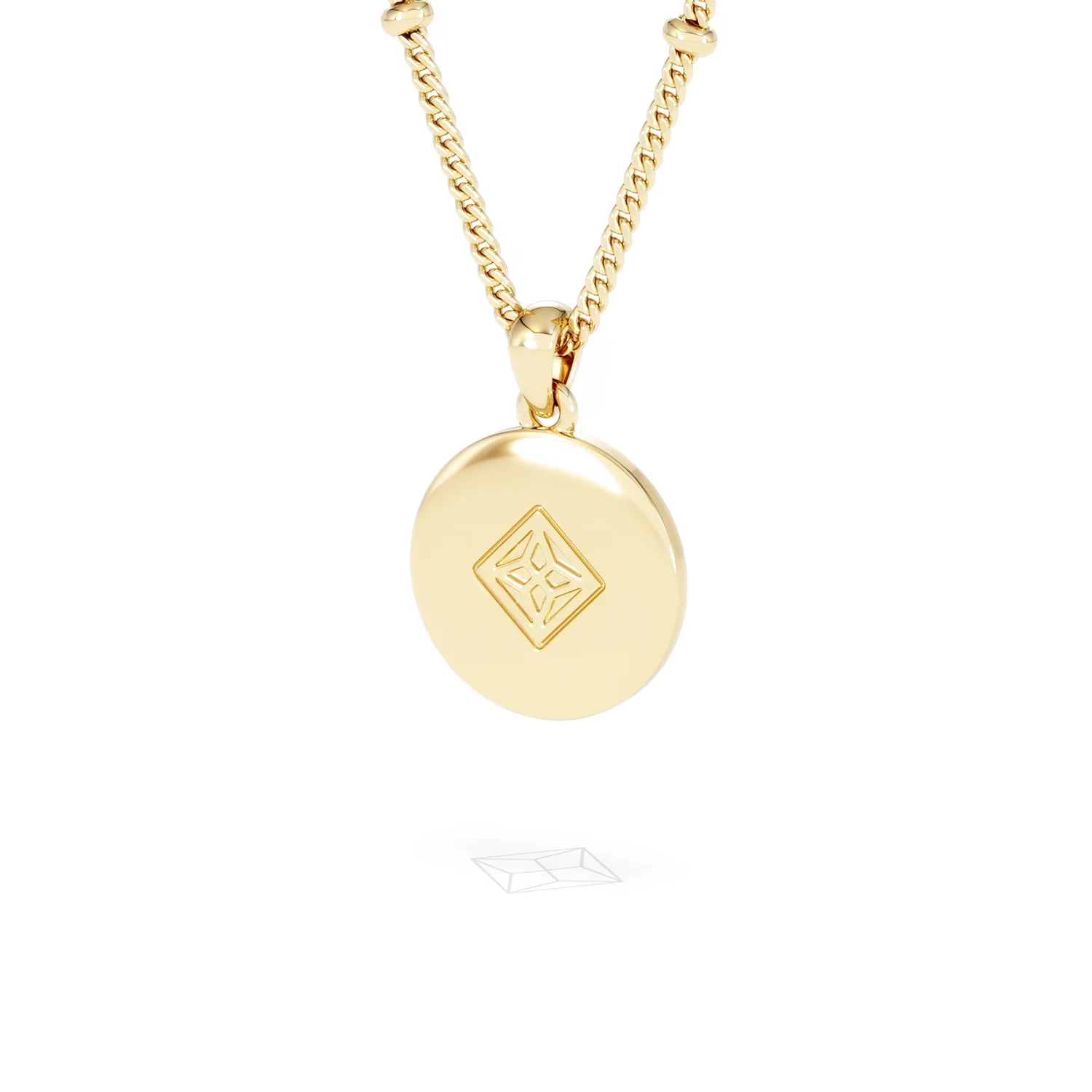 Astrology Pisces 0.07ct Lab Grown Diamond Medallion Pendant Necklace in 18K Gold Vermeil - Image 43