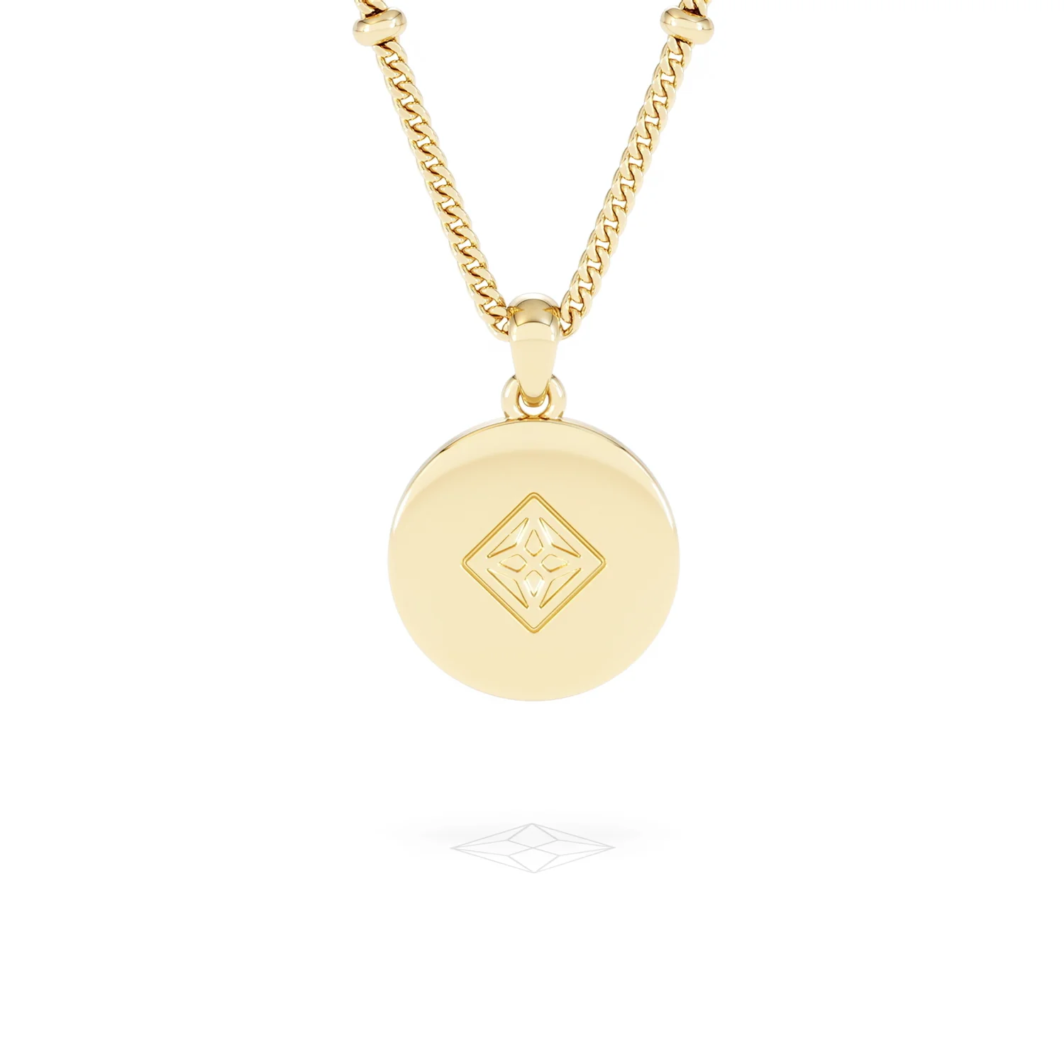 Astrology Pisces 0.07ct Lab Grown Diamond Medallion Pendant Necklace in 18K Gold Vermeil - Image 49