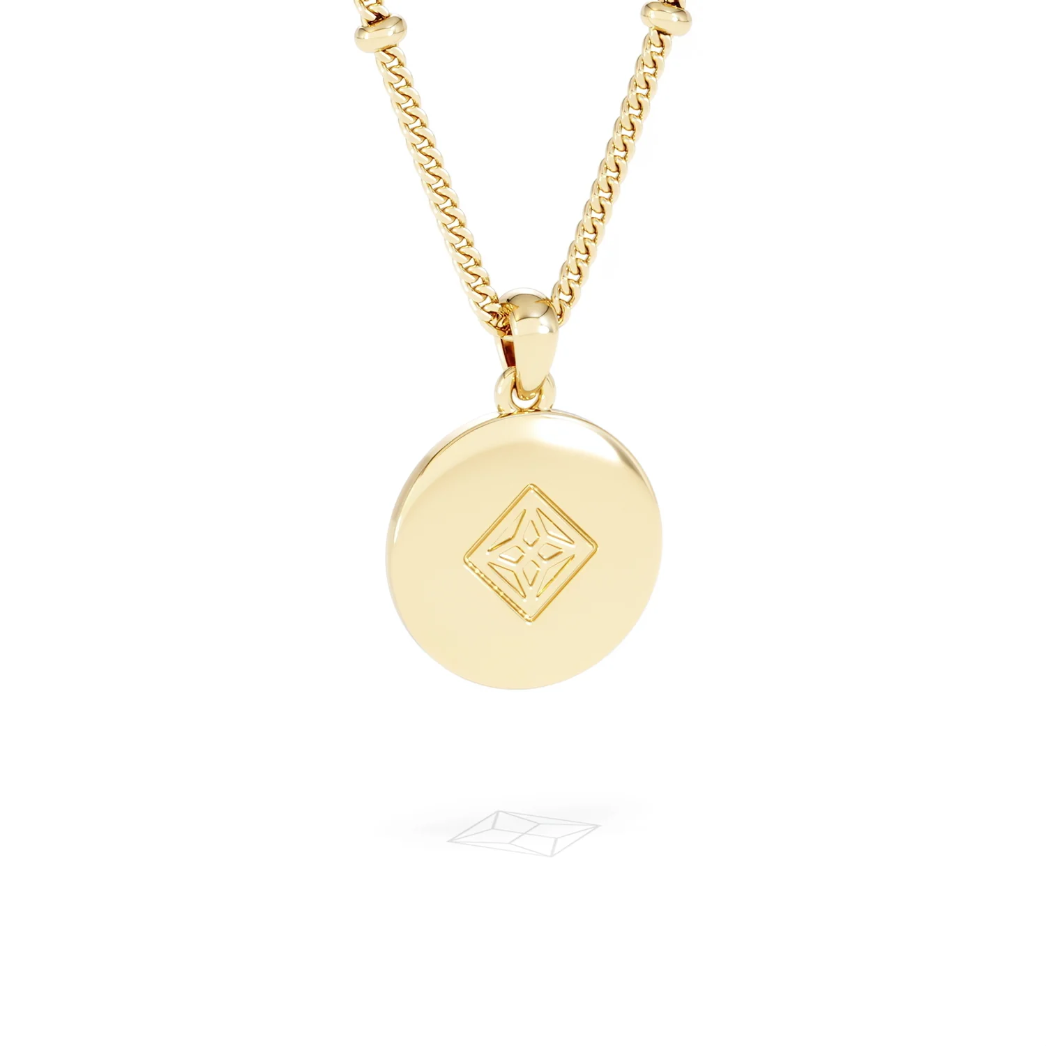 Astrology Pisces 0.07ct Lab Grown Diamond Medallion Pendant Necklace in 18K Gold Vermeil - Image 53