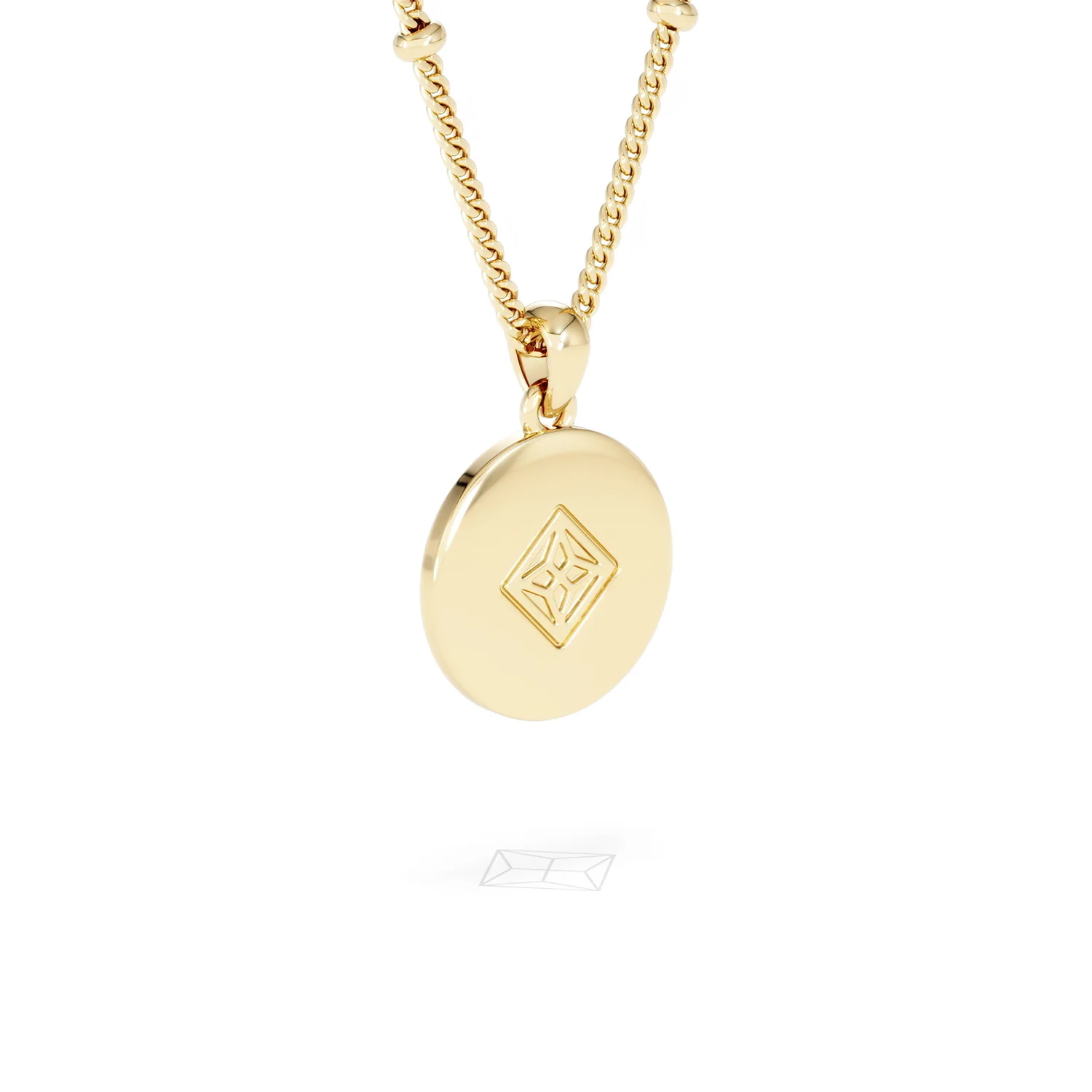 Astrology Pisces 0.07ct Lab Grown Diamond Medallion Pendant Necklace in 18K Gold Vermeil - Image 57