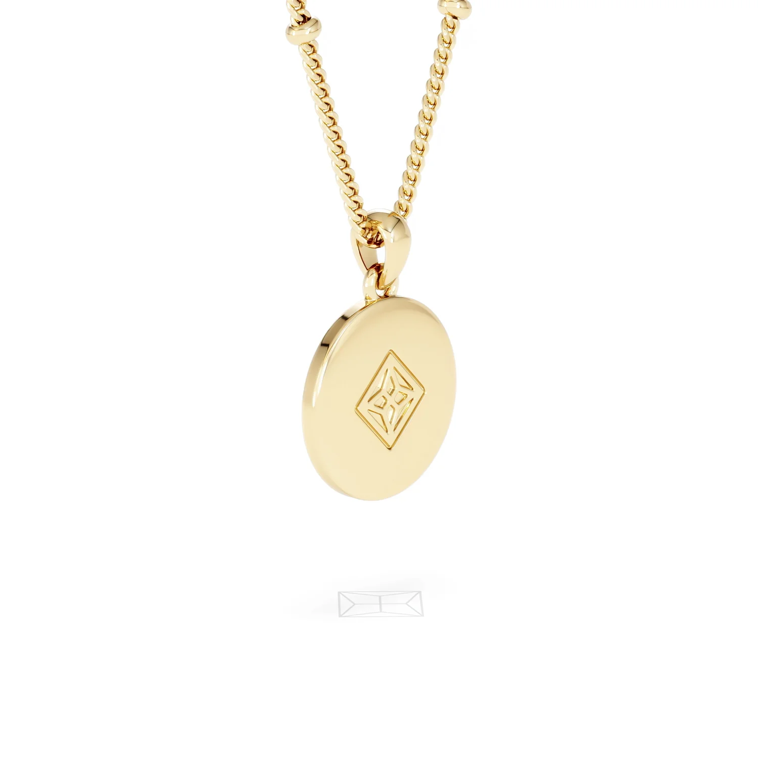Astrology Pisces 0.07ct Lab Grown Diamond Medallion Pendant Necklace in 18K Gold Vermeil - Image 59