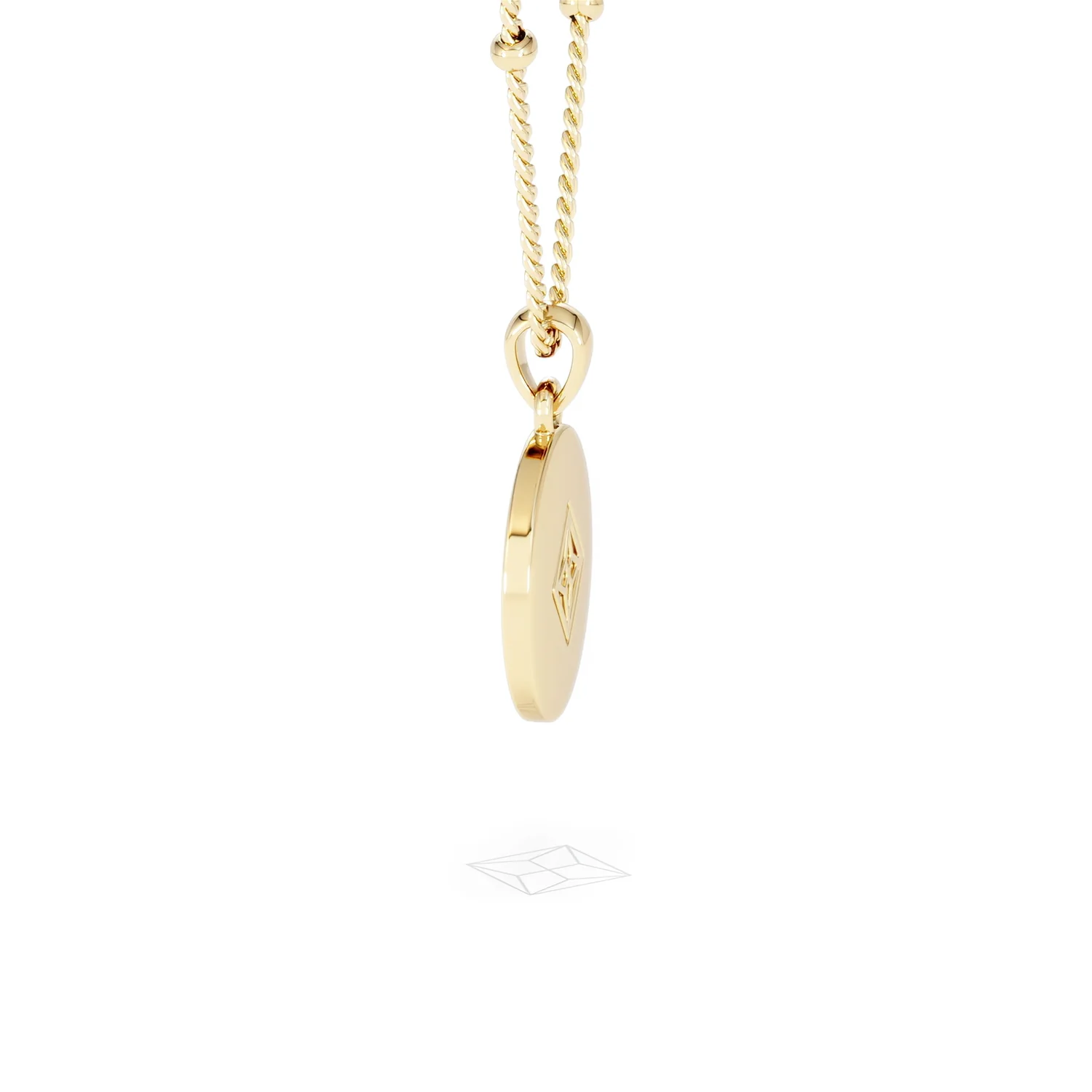 Astrology Pisces 0.07ct Lab Grown Diamond Medallion Pendant Necklace in 18K Gold Vermeil - Image 66