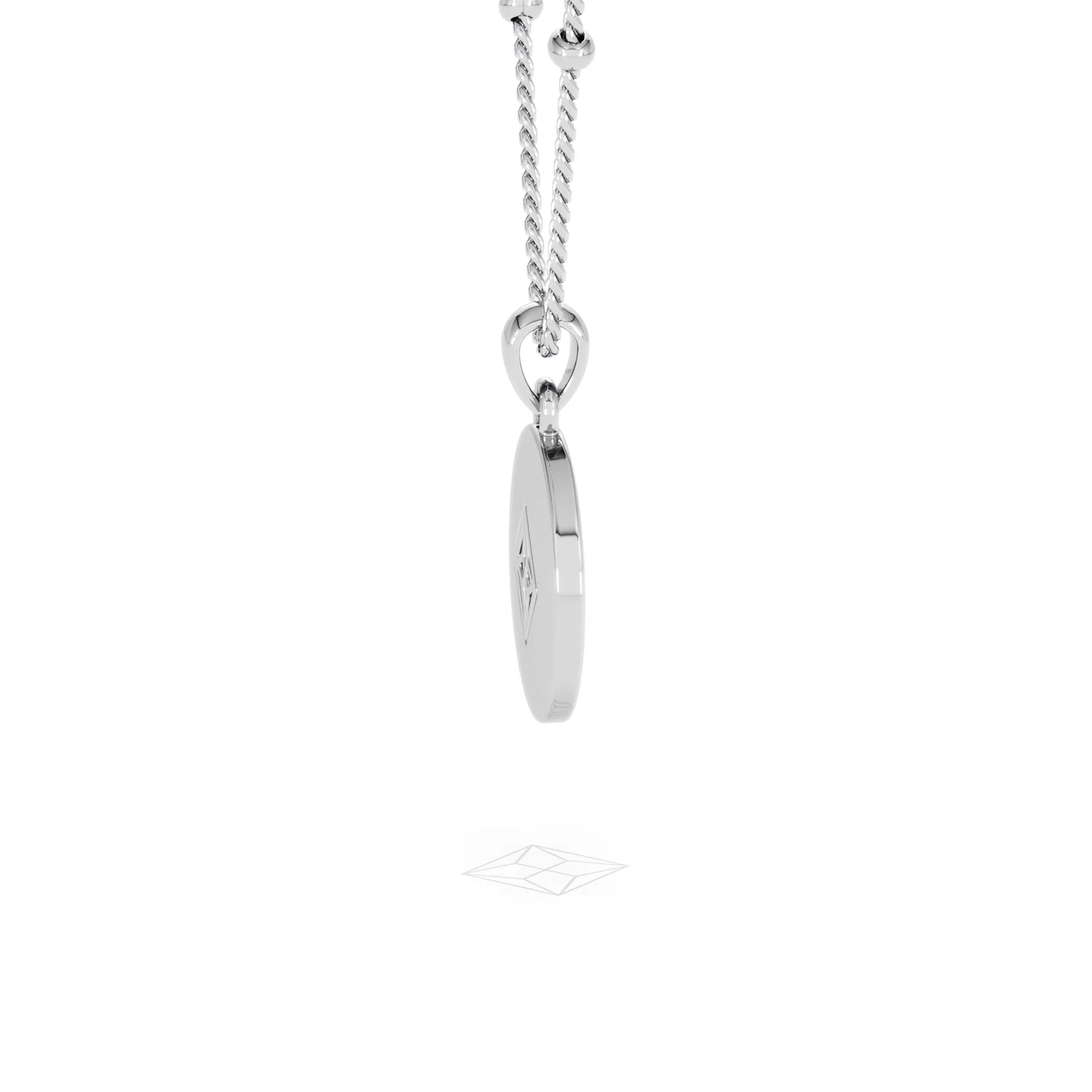 Astrology Pisces 0.07ct Lab Grown Diamond Medallion Pendant Necklace in Sterling Silver - Image 31