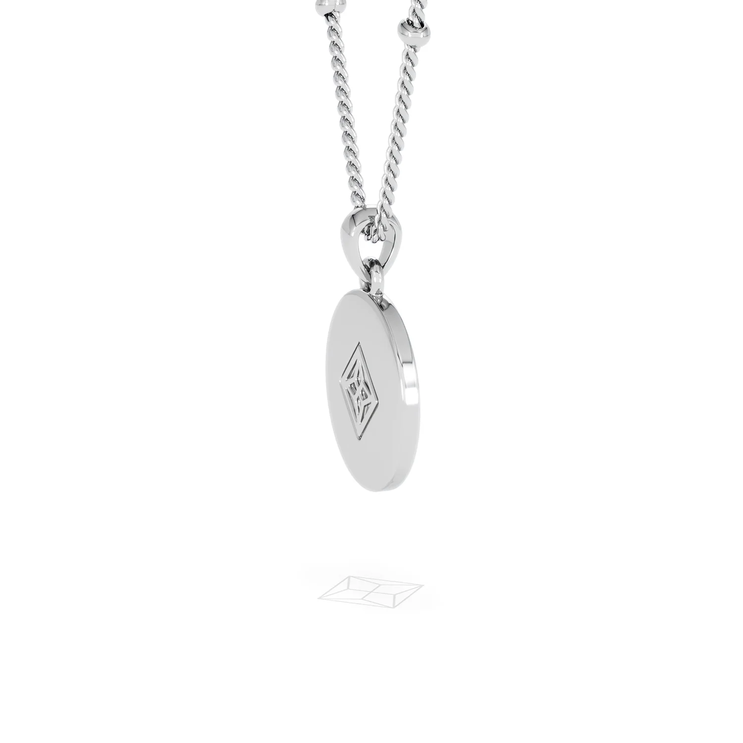 Astrology Pisces 0.07ct Lab Grown Diamond Medallion Pendant Necklace in Sterling Silver - Image 34