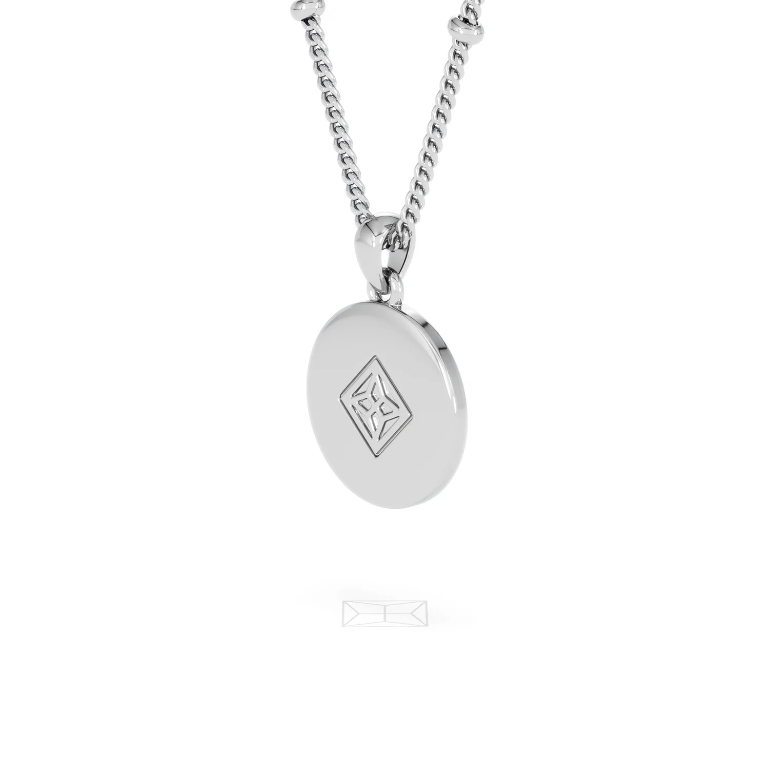 Astrology Pisces 0.07ct Lab Grown Diamond Medallion Pendant Necklace in Sterling Silver - Image 39
