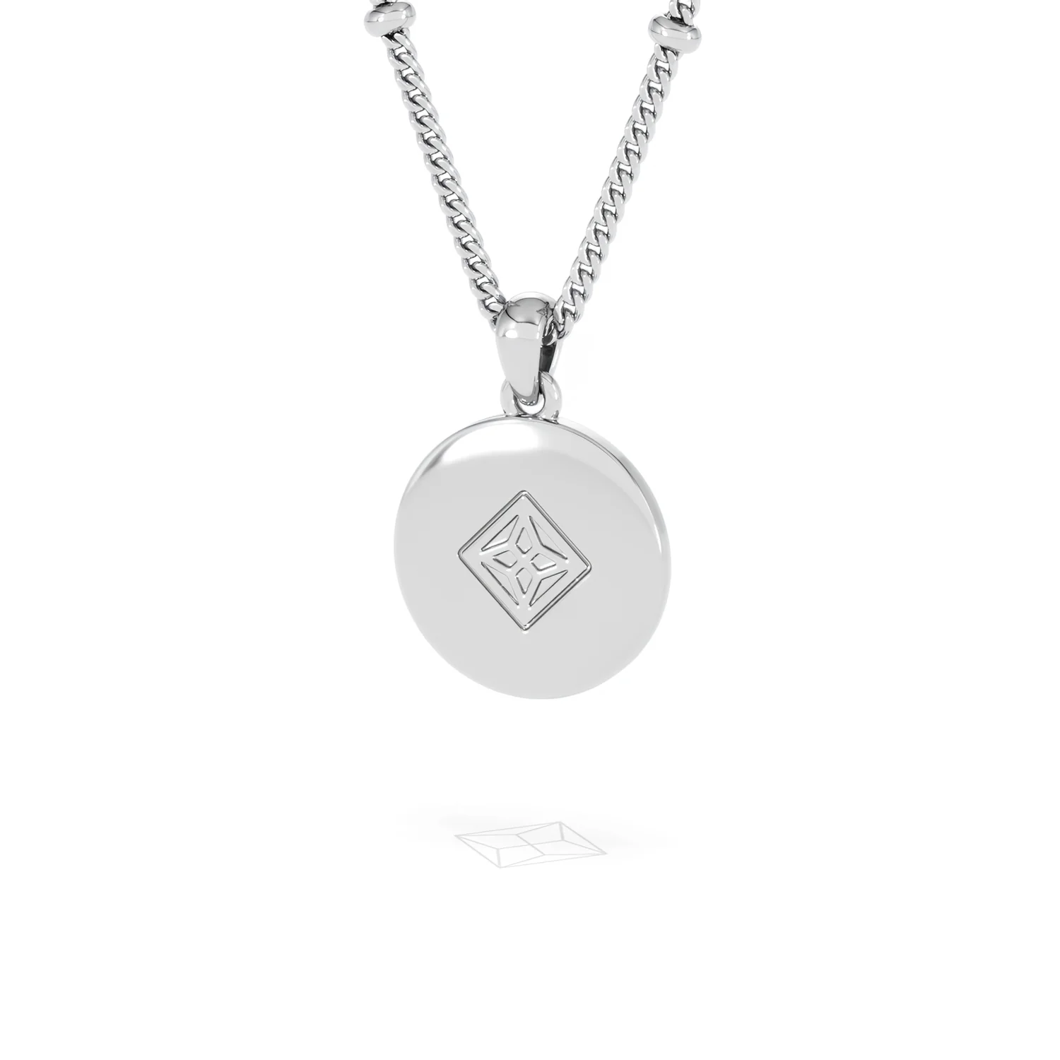 Astrology Pisces 0.07ct Lab Grown Diamond Medallion Pendant Necklace in Sterling Silver - Image 44