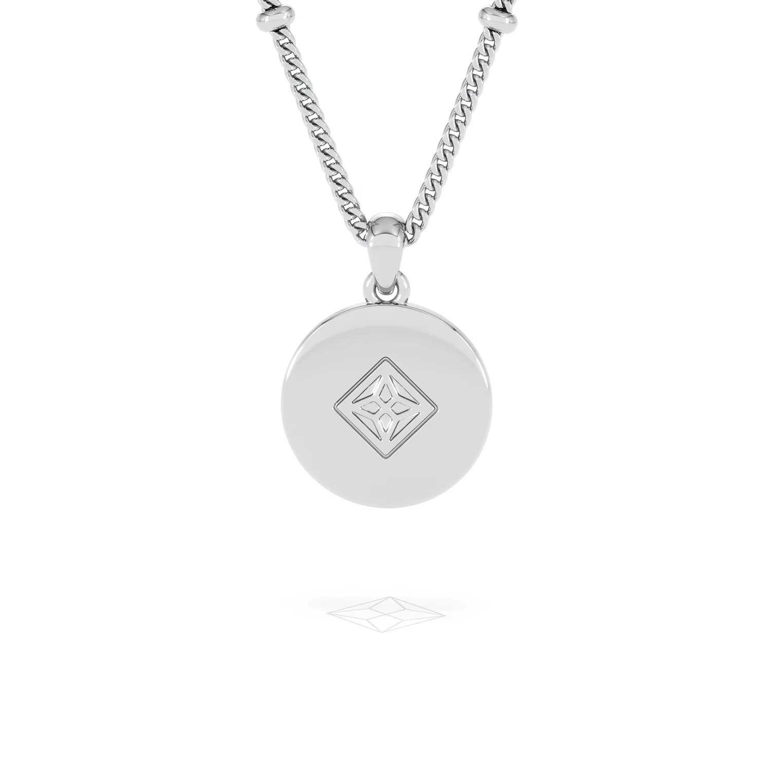 Astrology Pisces 0.07ct Lab Grown Diamond Medallion Pendant Necklace in Sterling Silver - Image 48
