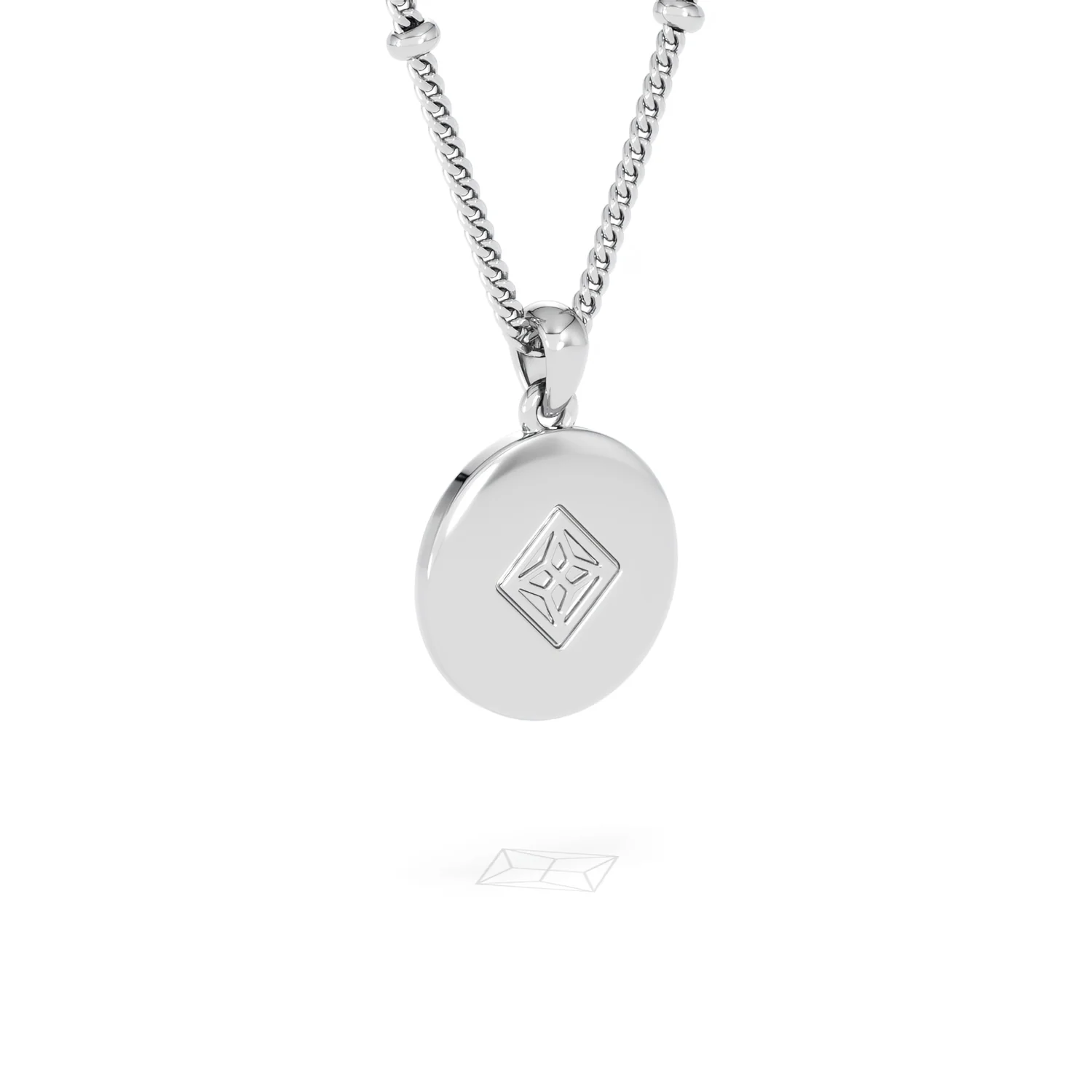 Astrology Pisces 0.07ct Lab Grown Diamond Medallion Pendant Necklace in Sterling Silver - Image 56