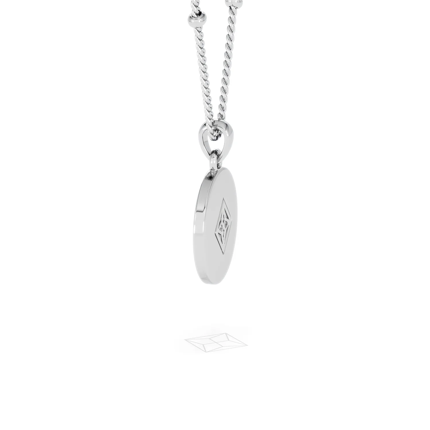 Astrology Pisces 0.07ct Lab Grown Diamond Medallion Pendant Necklace in Sterling Silver - Image 65