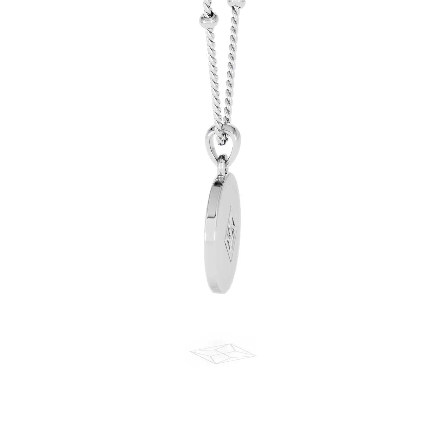 Astrology Pisces 0.07ct Lab Grown Diamond Medallion Pendant Necklace in Sterling Silver - Image 66
