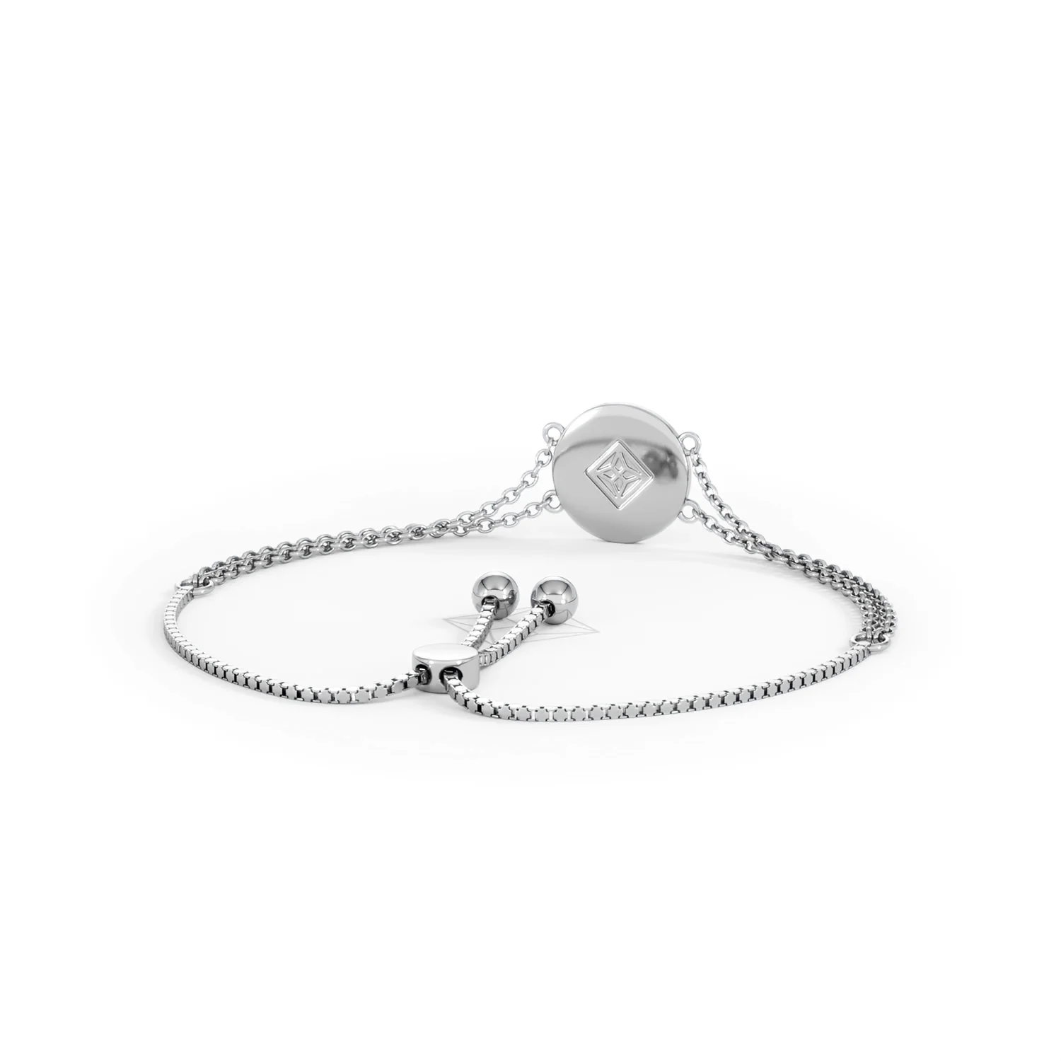 Astrology Sagittarius 0.07ct Lab Grown Diamond Adjustable Medallion Bracelet Sterling Silver - Image 45