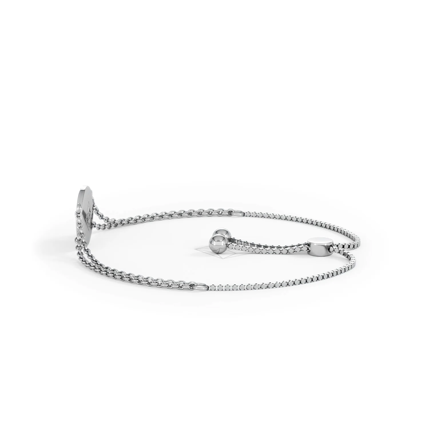 Astrology Sagittarius 0.07ct Lab Grown Diamond Adjustable Medallion Bracelet Sterling Silver - Image 67