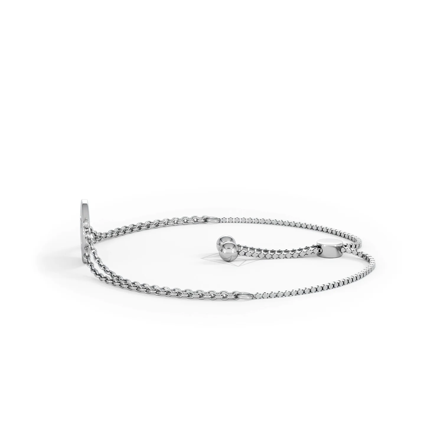 Astrology Sagittarius 0.07ct Lab Grown Diamond Adjustable Medallion Bracelet Sterling Silver - Image 70