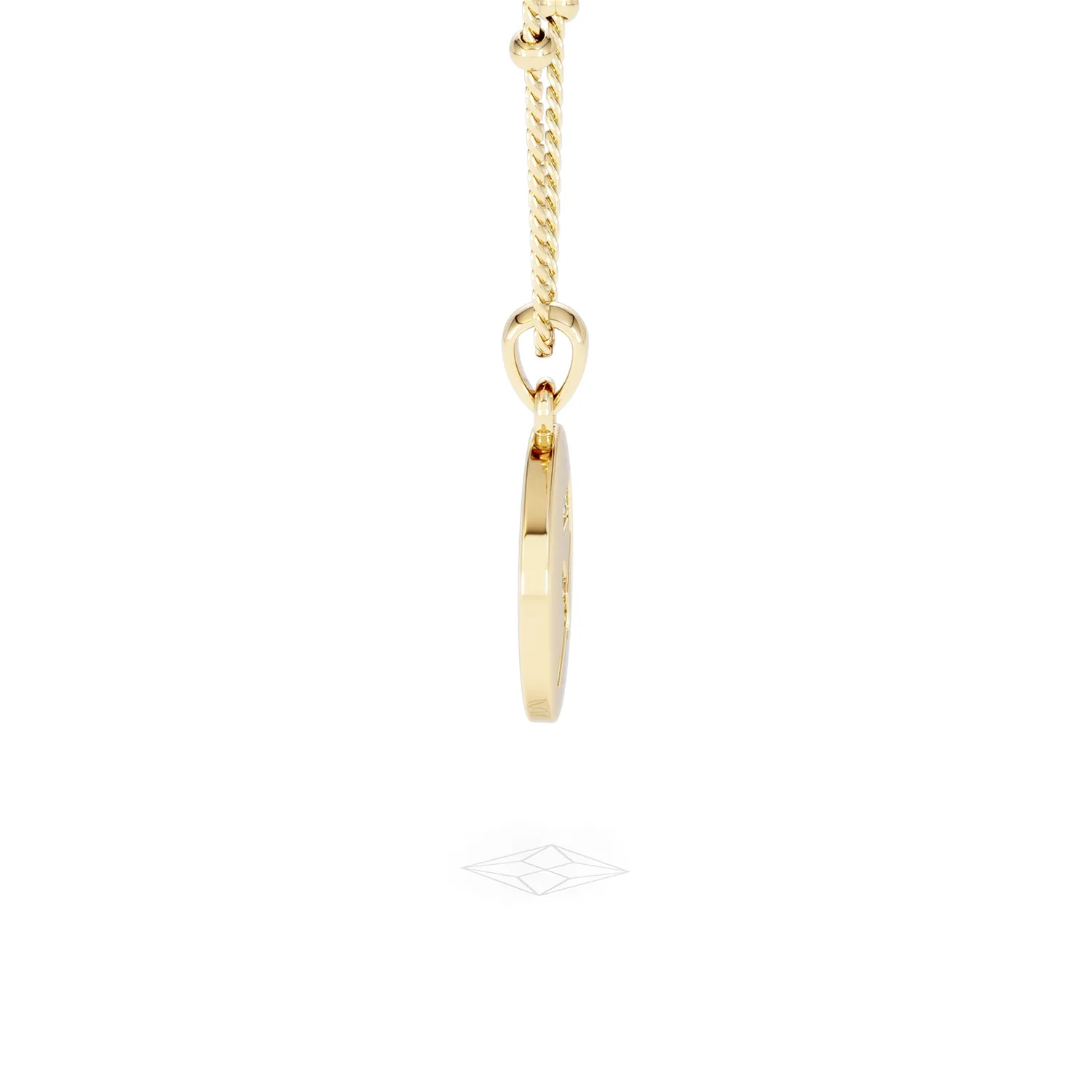 Astrology Sagittarius 0.07ct Lab Grown Diamond Medallion Pendant Necklace in 18K Gold Vermeil - Image 28