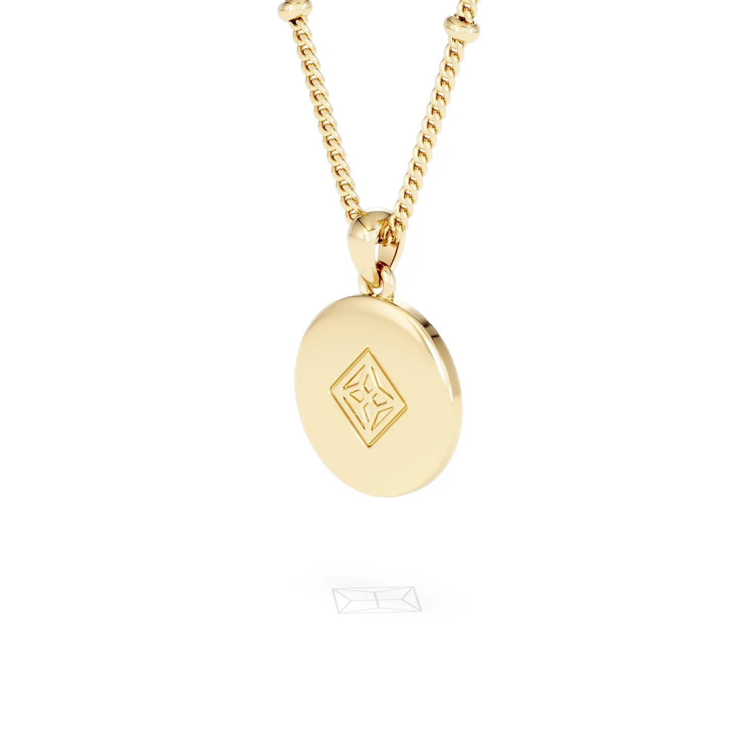 Astrology Sagittarius 0.07ct Lab Grown Diamond Medallion Pendant Necklace in 18K Gold Vermeil - Image 40