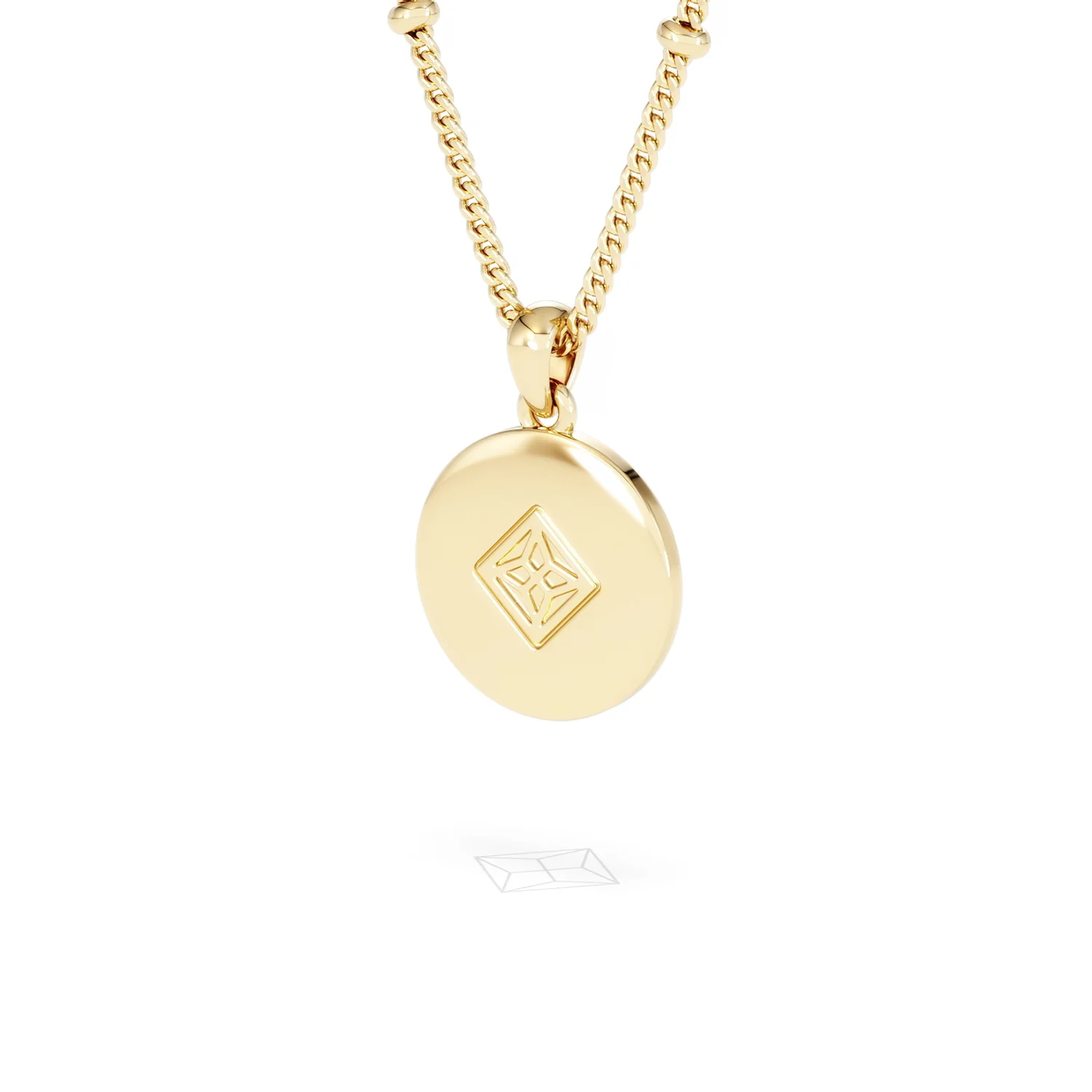 Astrology Sagittarius 0.07ct Lab Grown Diamond Medallion Pendant Necklace in 18K Gold Vermeil - Image 42