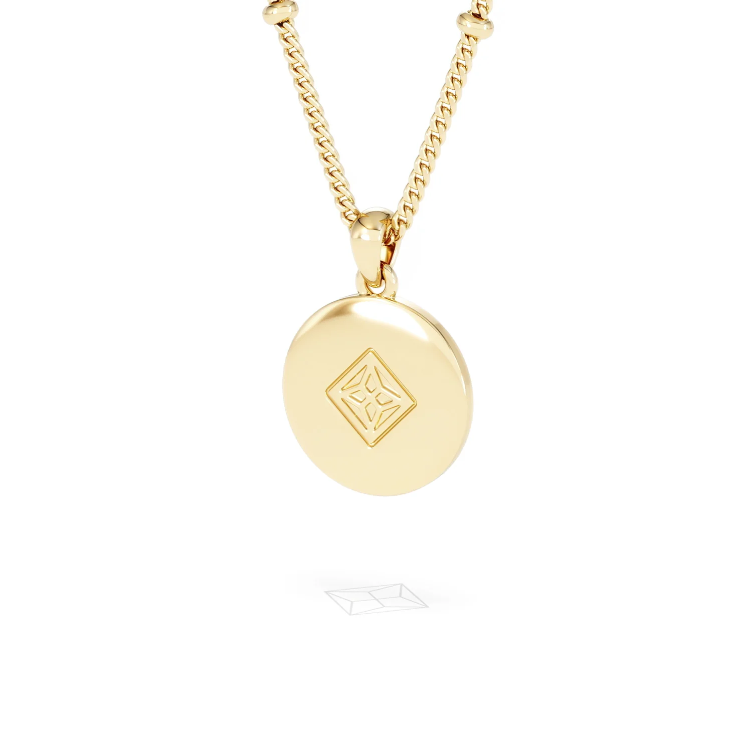 Astrology Sagittarius 0.07ct Lab Grown Diamond Medallion Pendant Necklace in 18K Gold Vermeil - Image 43