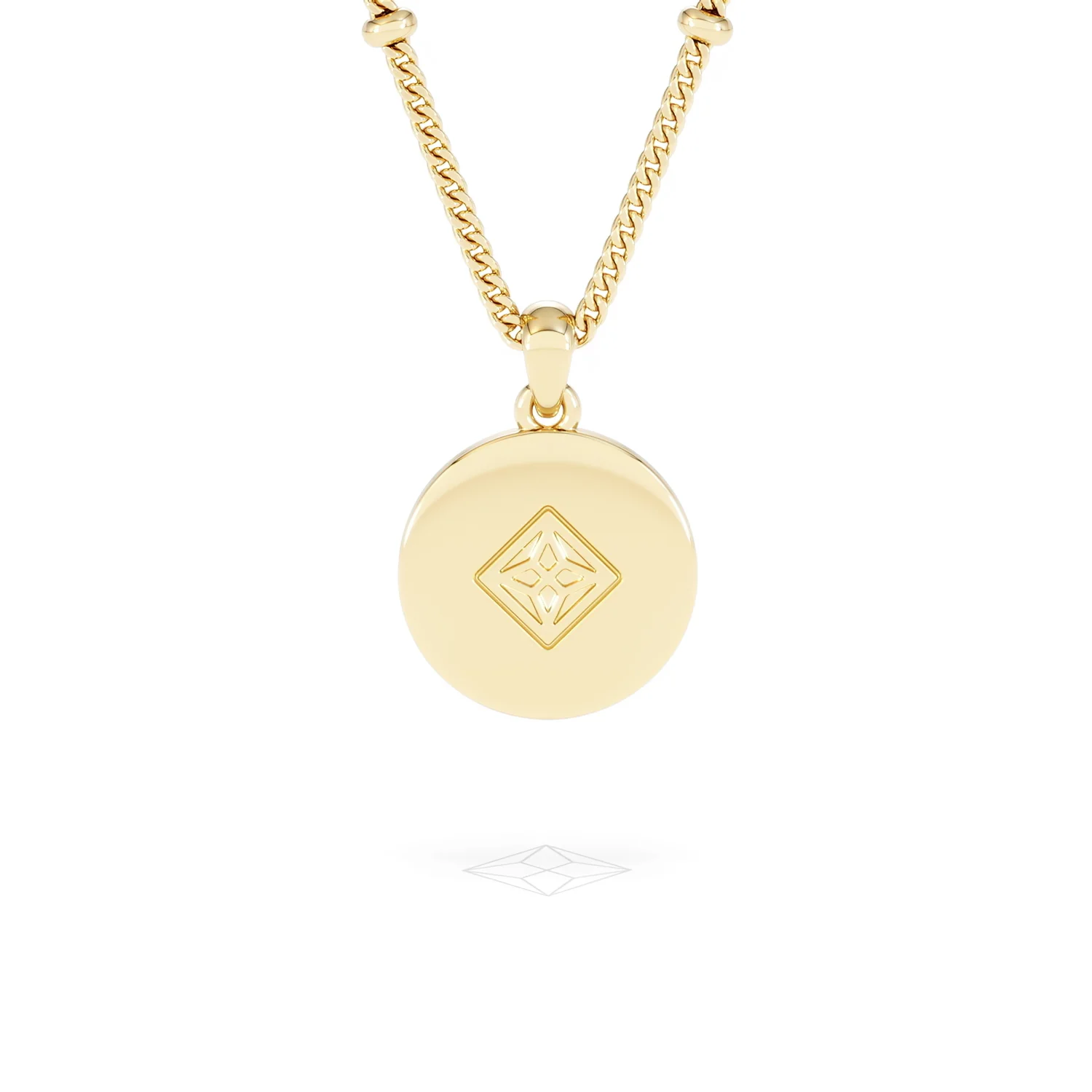 Astrology Sagittarius 0.07ct Lab Grown Diamond Medallion Pendant Necklace in 18K Gold Vermeil - Image 49
