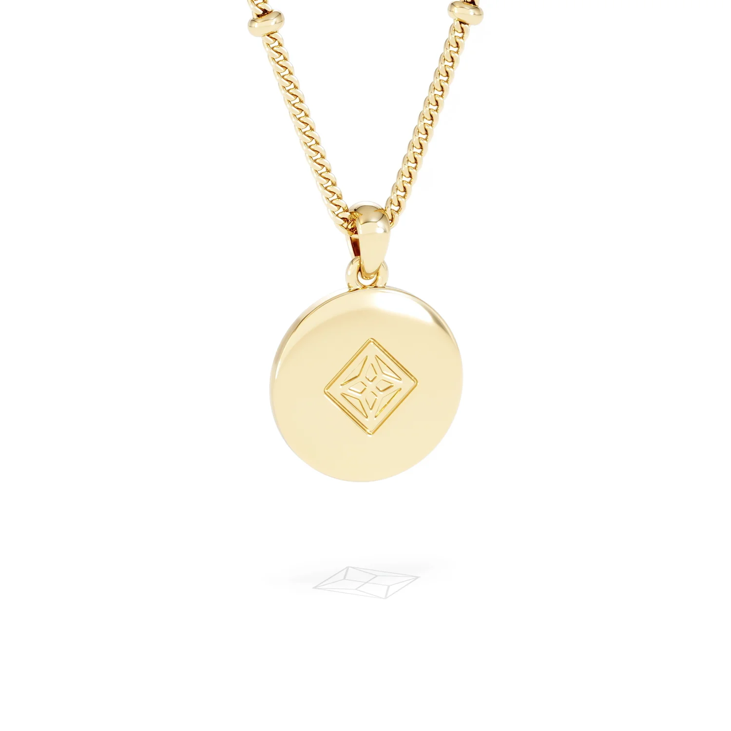 Astrology Sagittarius 0.07ct Lab Grown Diamond Medallion Pendant Necklace in 18K Gold Vermeil - Image 53