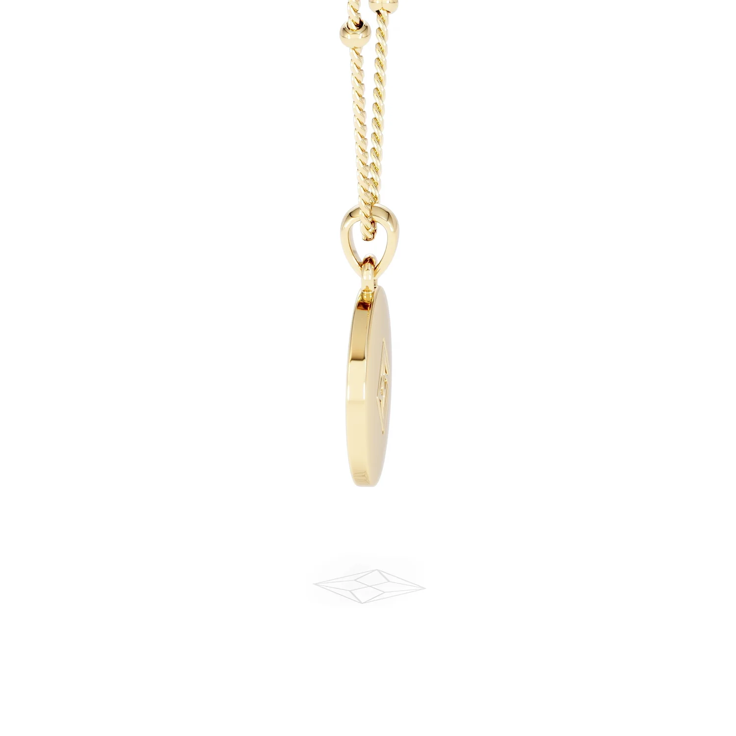 Astrology Sagittarius 0.07ct Lab Grown Diamond Medallion Pendant Necklace in 18K Gold Vermeil - Image 67