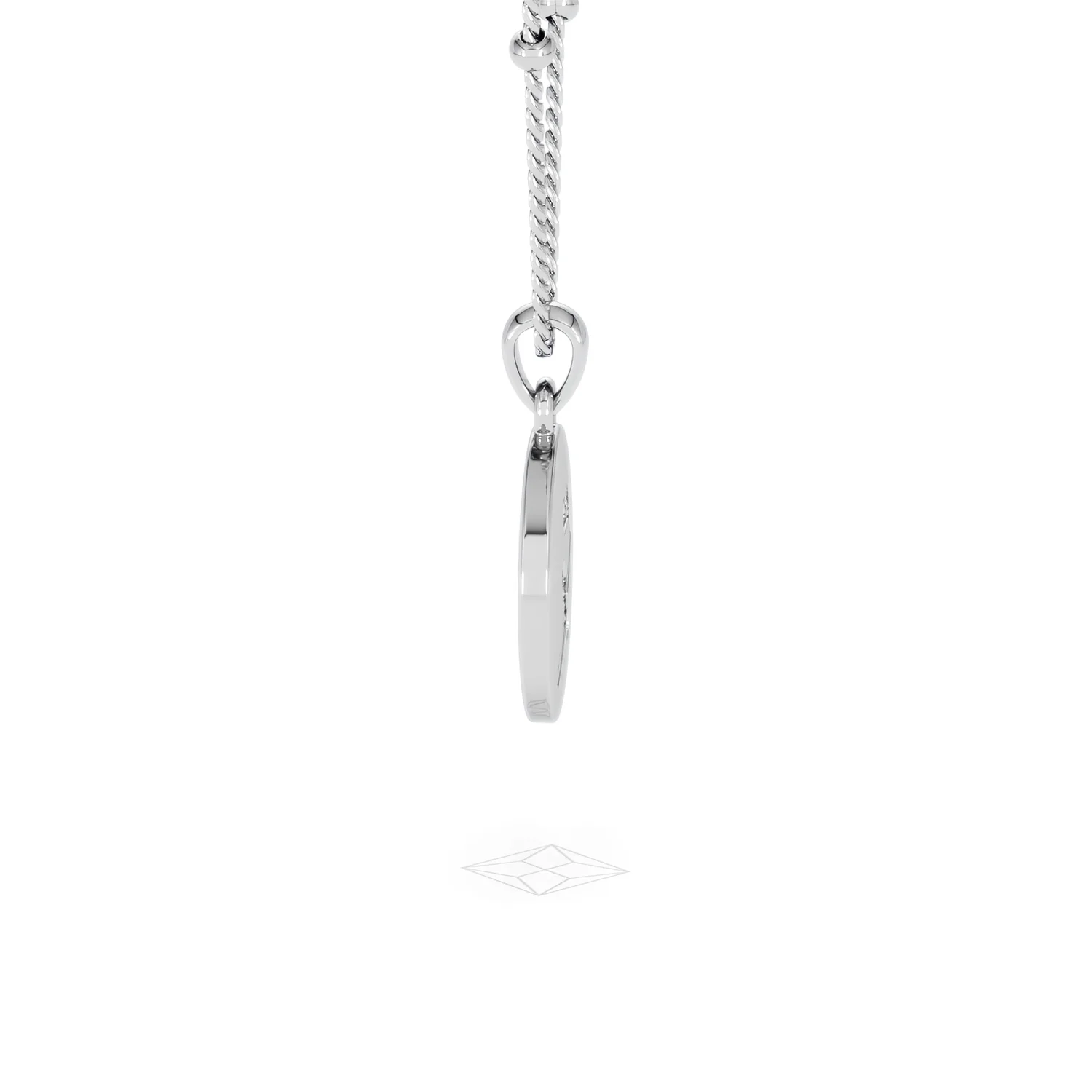 Astrology Sagittarius 0.07ct Lab Grown Diamond Medallion Pendant Necklace in Sterling Silver - Image 28