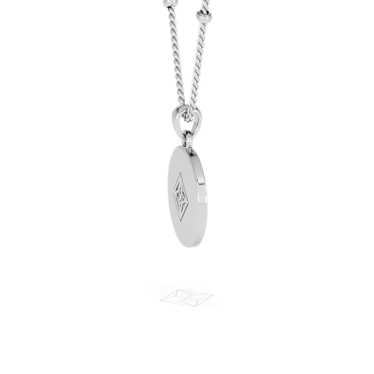 Astrology Sagittarius 0.07ct Lab Grown Diamond Medallion Pendant Necklace in Sterling Silver - Image 33