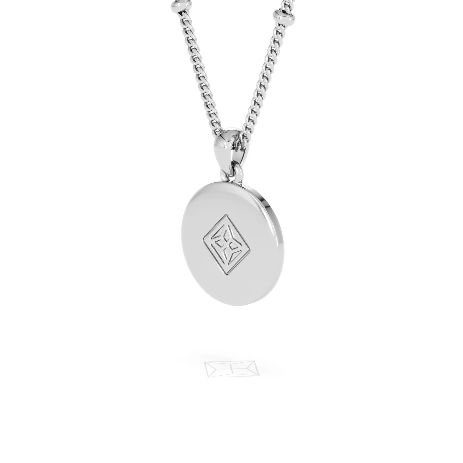 Astrology Sagittarius 0.07ct Lab Grown Diamond Medallion Pendant Necklace in Sterling Silver - Image 40