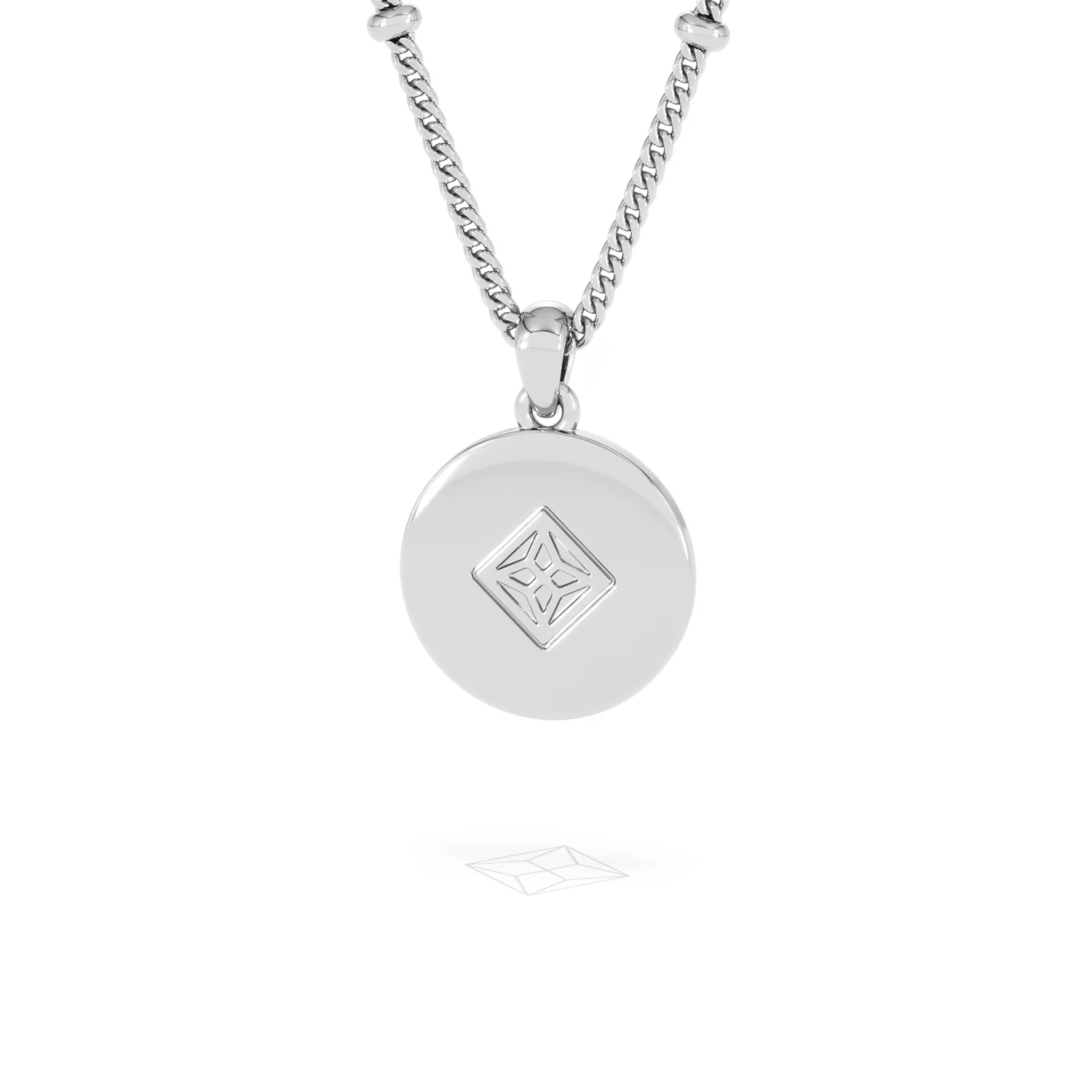 Astrology Sagittarius 0.07ct Lab Grown Diamond Medallion Pendant Necklace in Sterling Silver - Image 46