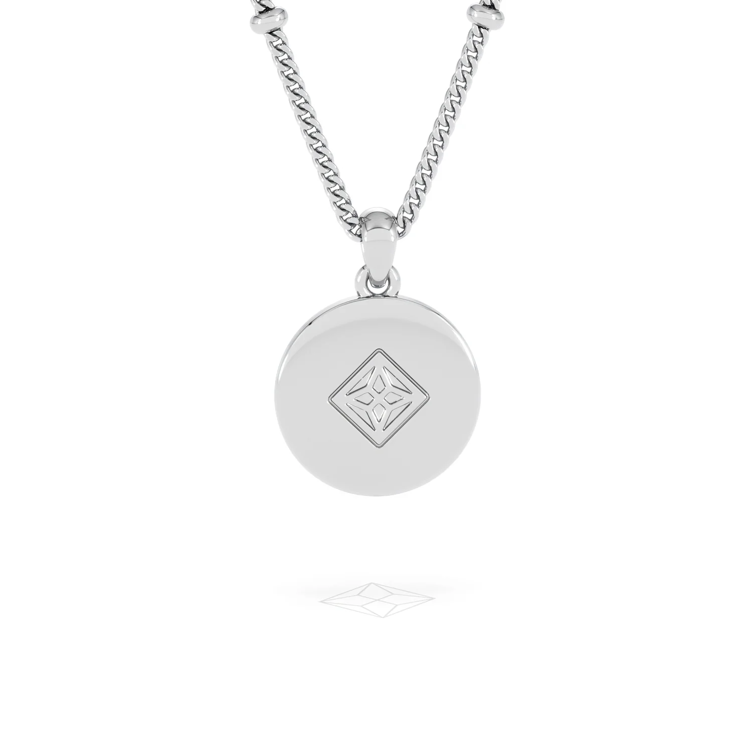 Astrology Sagittarius 0.07ct Lab Grown Diamond Medallion Pendant Necklace in Sterling Silver - Image 50