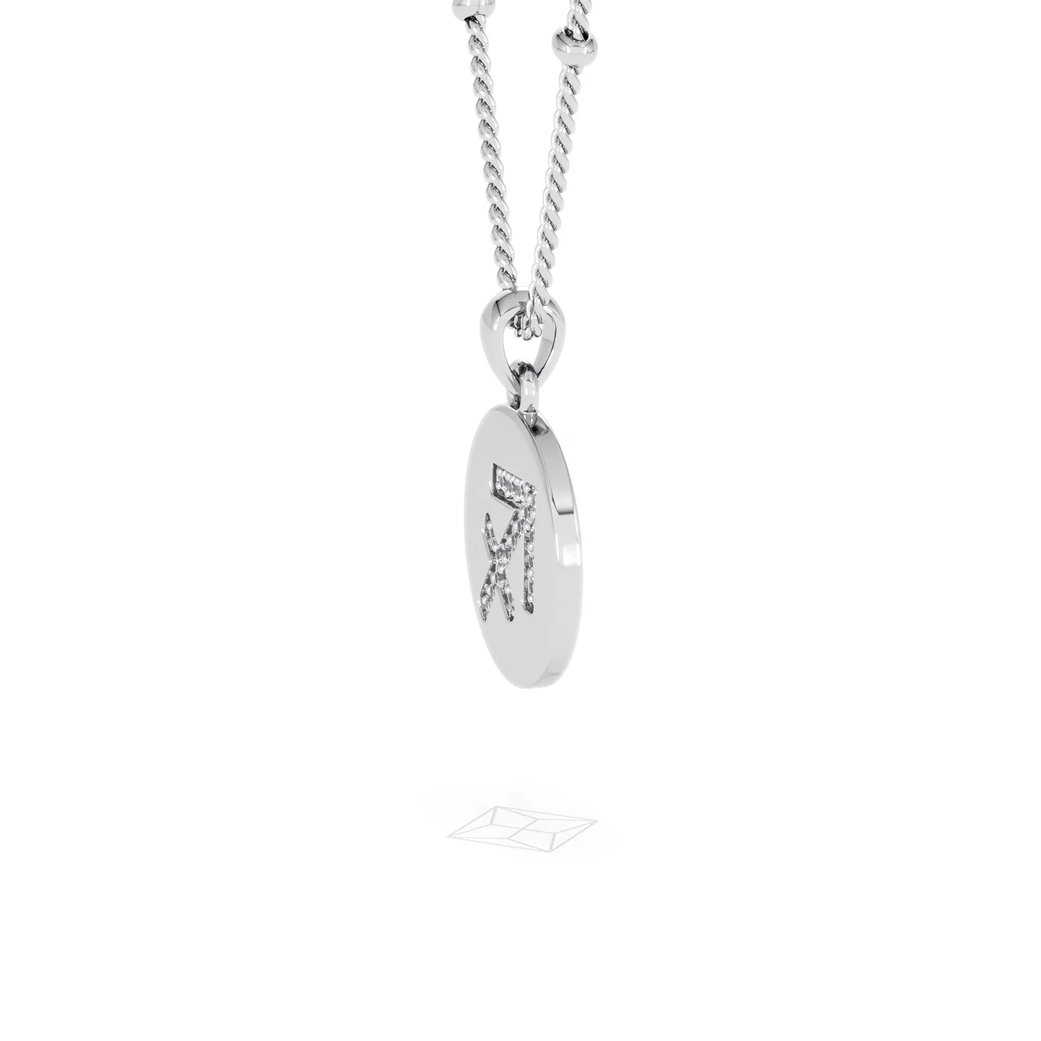 Astrology Sagittarius 0.07ct Lab Grown Diamond Medallion Pendant Necklace in Sterling Silver - Image 73