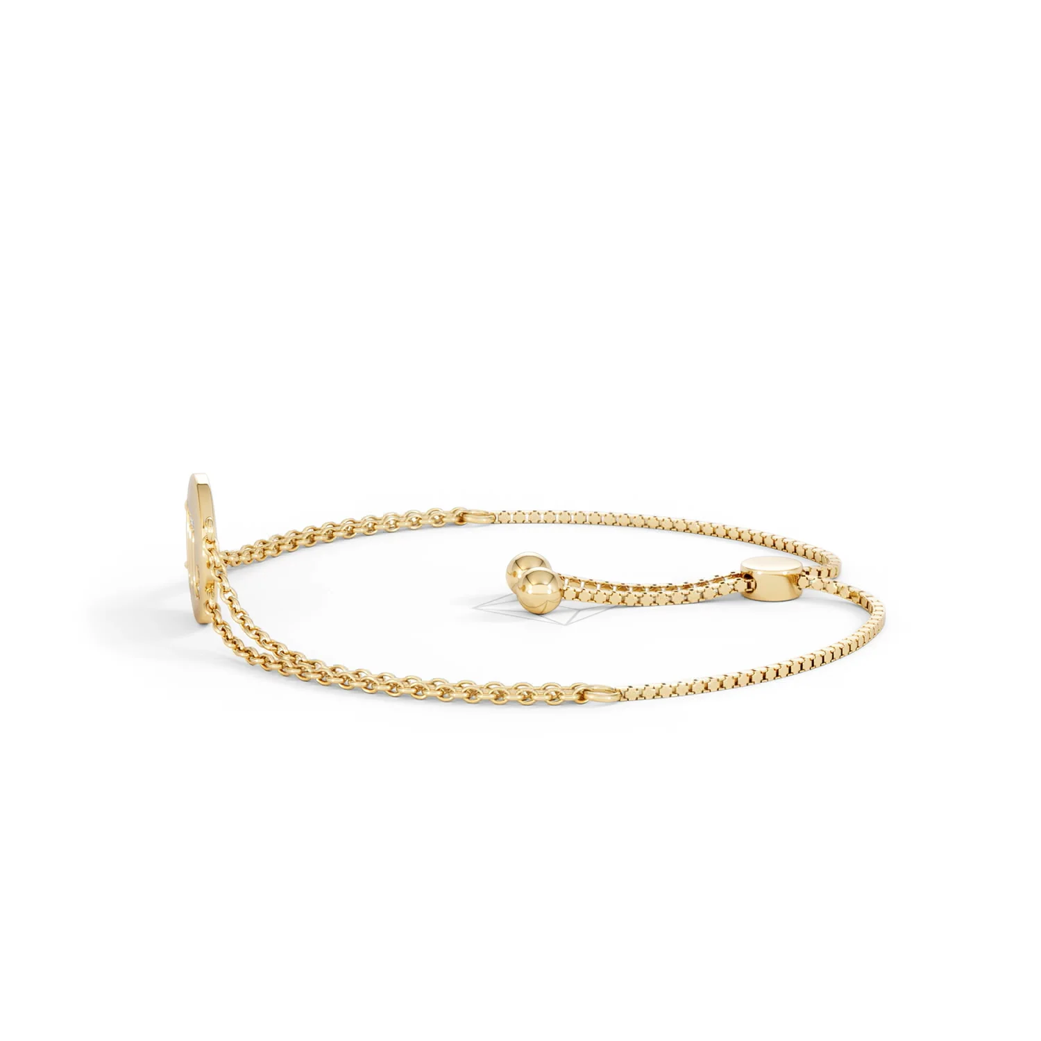 Astrology Scorpio 0.07ct Lab Grown Diamond Adjustable Medallion Bracelet 18K Gold Vermeil - Image 71