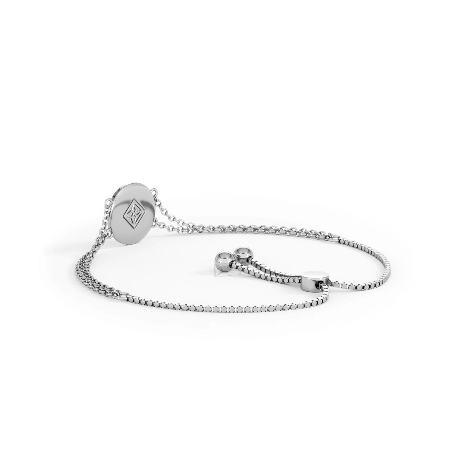 Astrology Scorpio 0.07ct Lab Grown Diamond Adjustable Medallion Bracelet Sterling Silver - Image 59