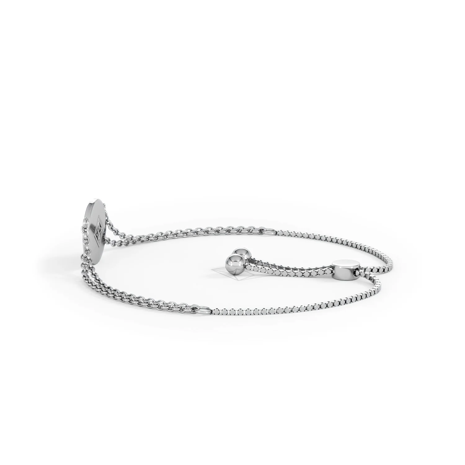 Astrology Scorpio 0.07ct Lab Grown Diamond Adjustable Medallion Bracelet Sterling Silver - Image 66
