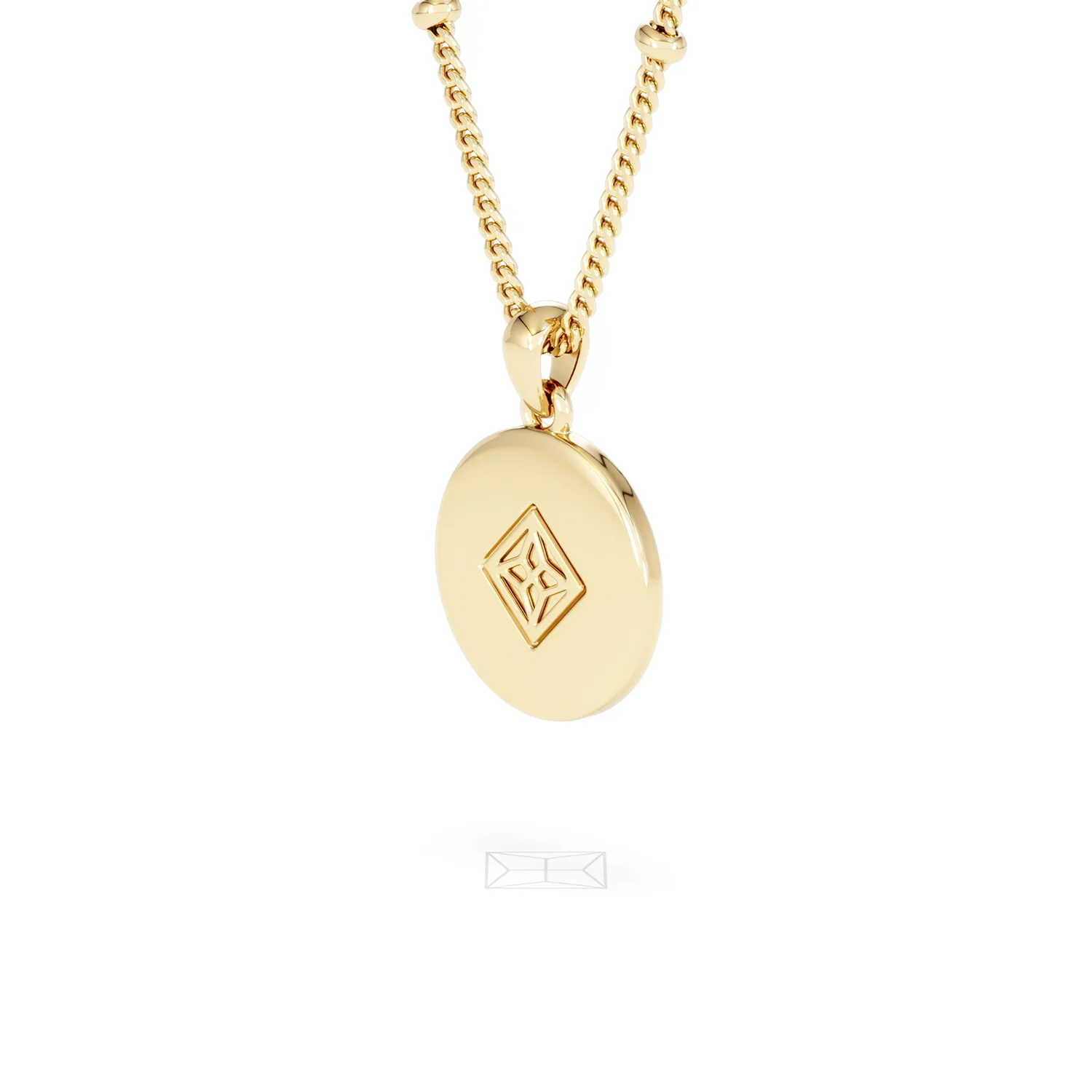 Astrology Scorpio 0.07ct Lab Grown Diamond Medallion Pendant Necklace in 18K Gold Vermeil - Image 39